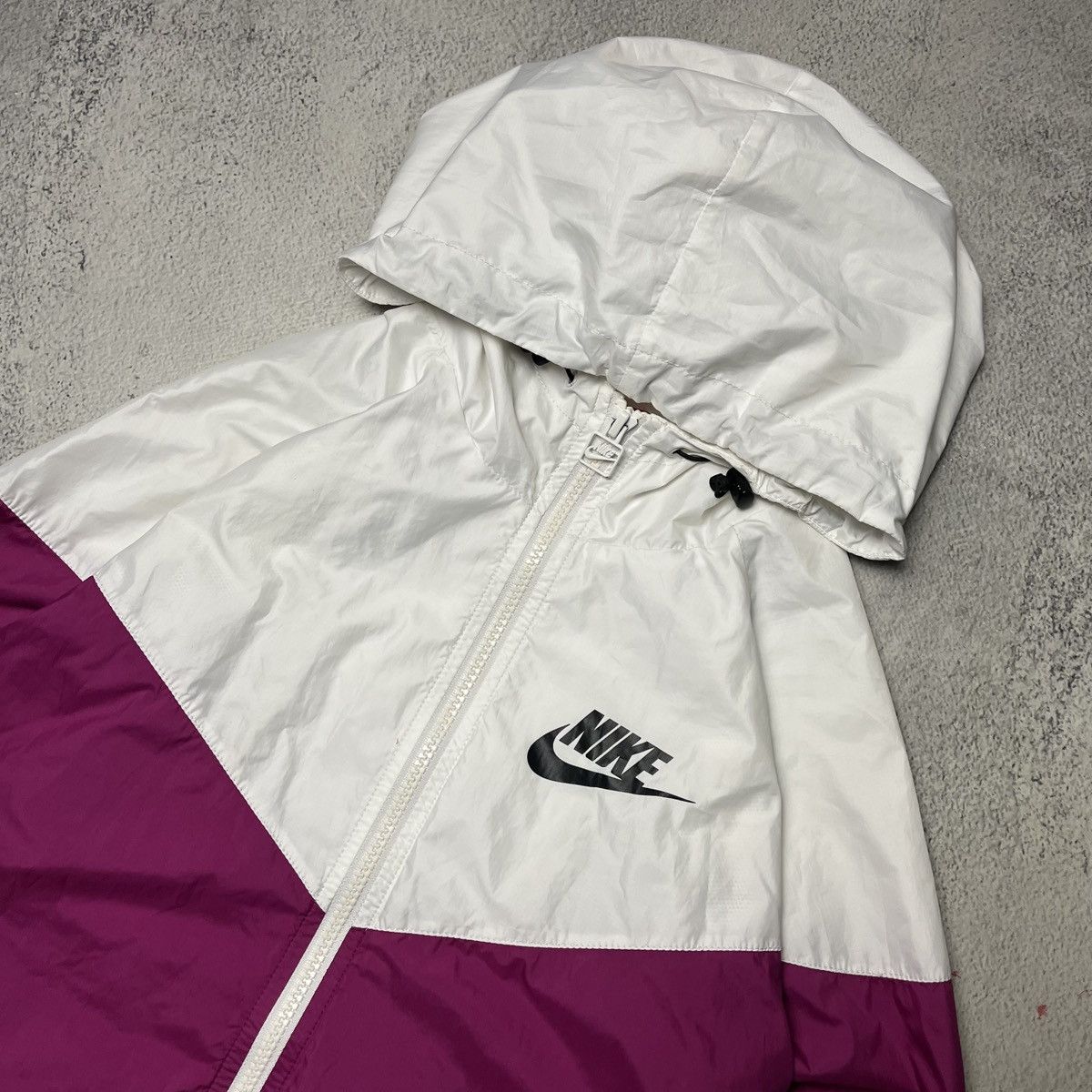 Nike × Vintage 90’s vintage Nike Nylon y2k windbreaker jacket Size S / US 4 / IT 40 - 3 Thumbnail