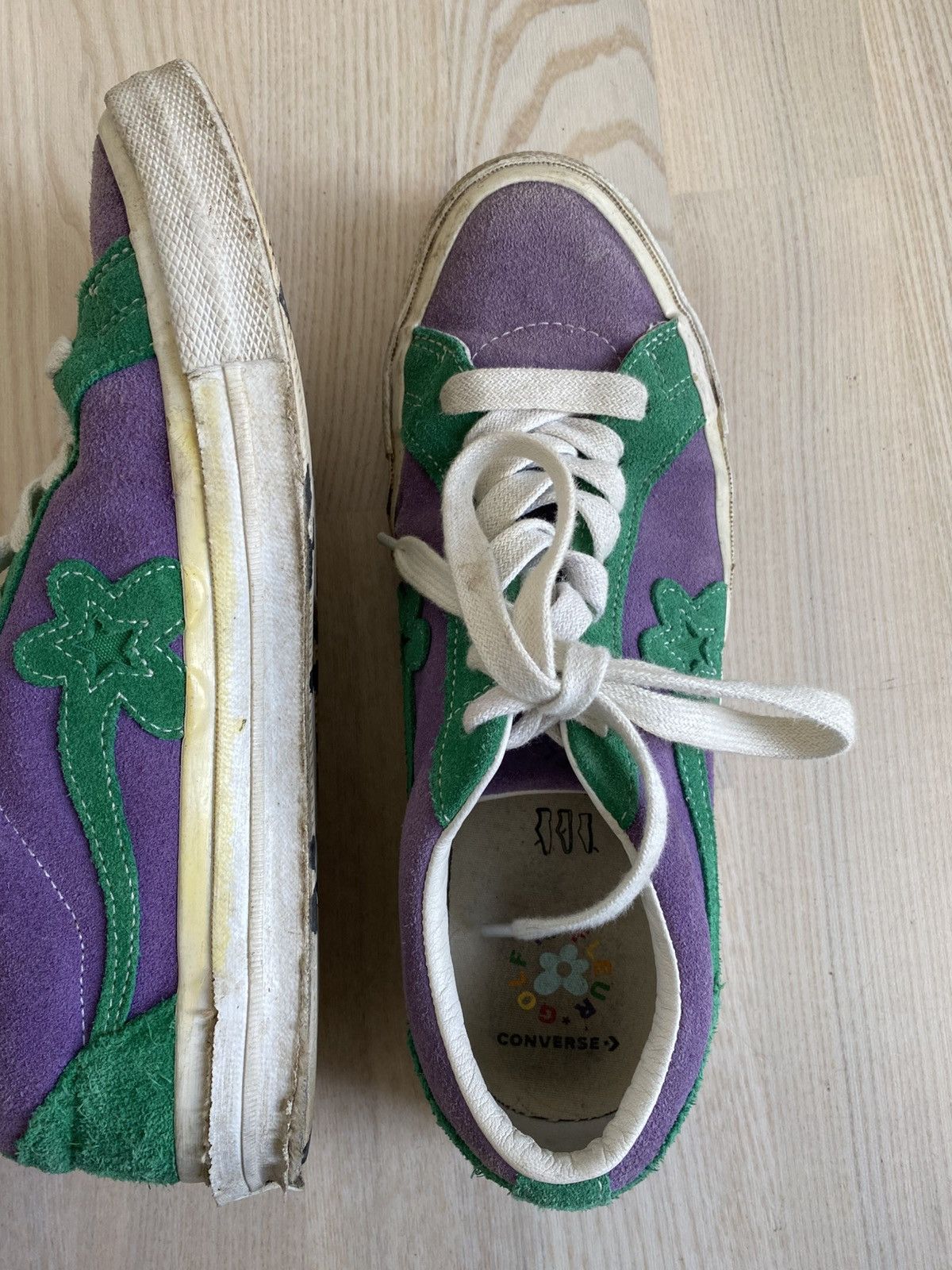 Converse Golf le fleur x converse purple/green Size US 8.5 / EU 41-42 - 4 Thumbnail