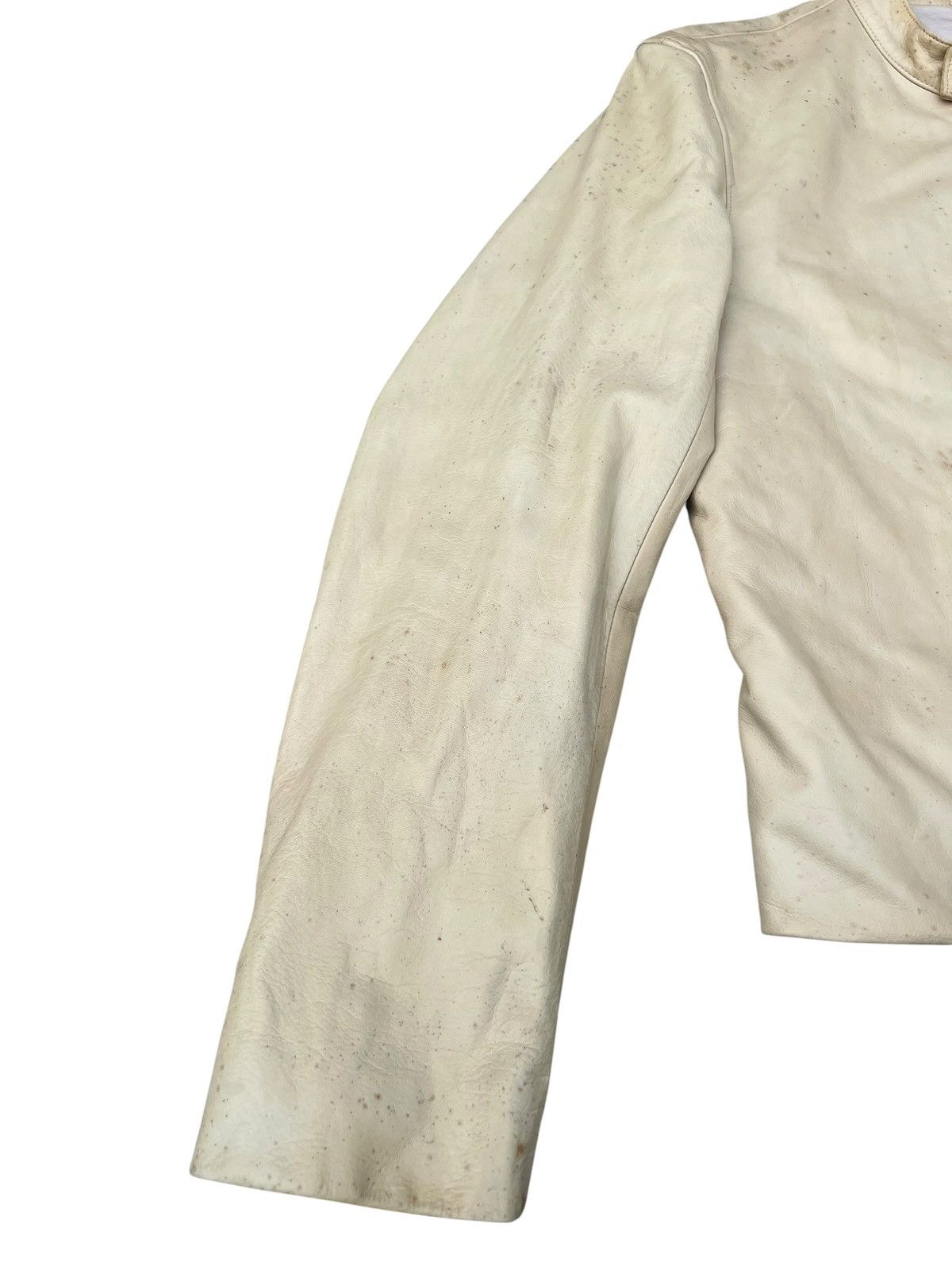 Leather VTG Max Fritz Japan Dirty Patina Cow Leather Racer Jacket Size US M / EU 48-50 / 2 - 8 Thumbnail