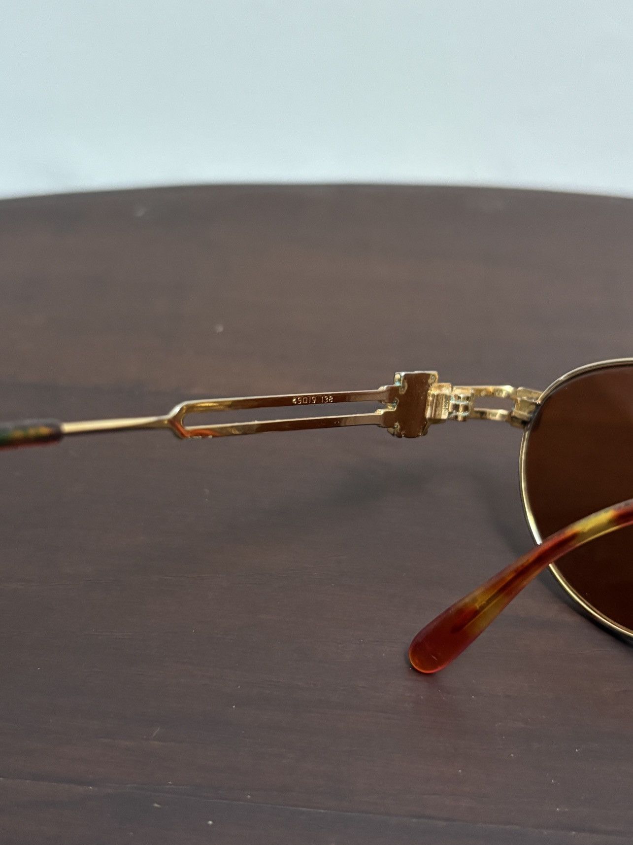 Jean Paul Gaultier FREE TAX! 90s Gold Framed Sunglasses Size ONE SIZE - 9 Thumbnail