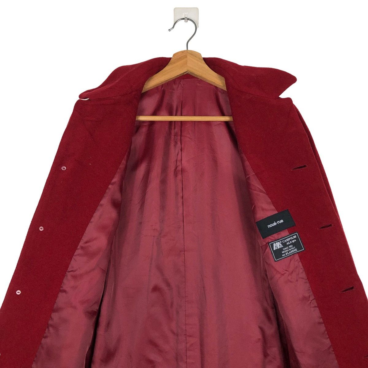 Japanese Brand 🔥Wool Herringbone Long Jacket Noue-rue Yohji Yamamoto Japan Size US M / EU 48-50 / 2 - 14 Thumbnail