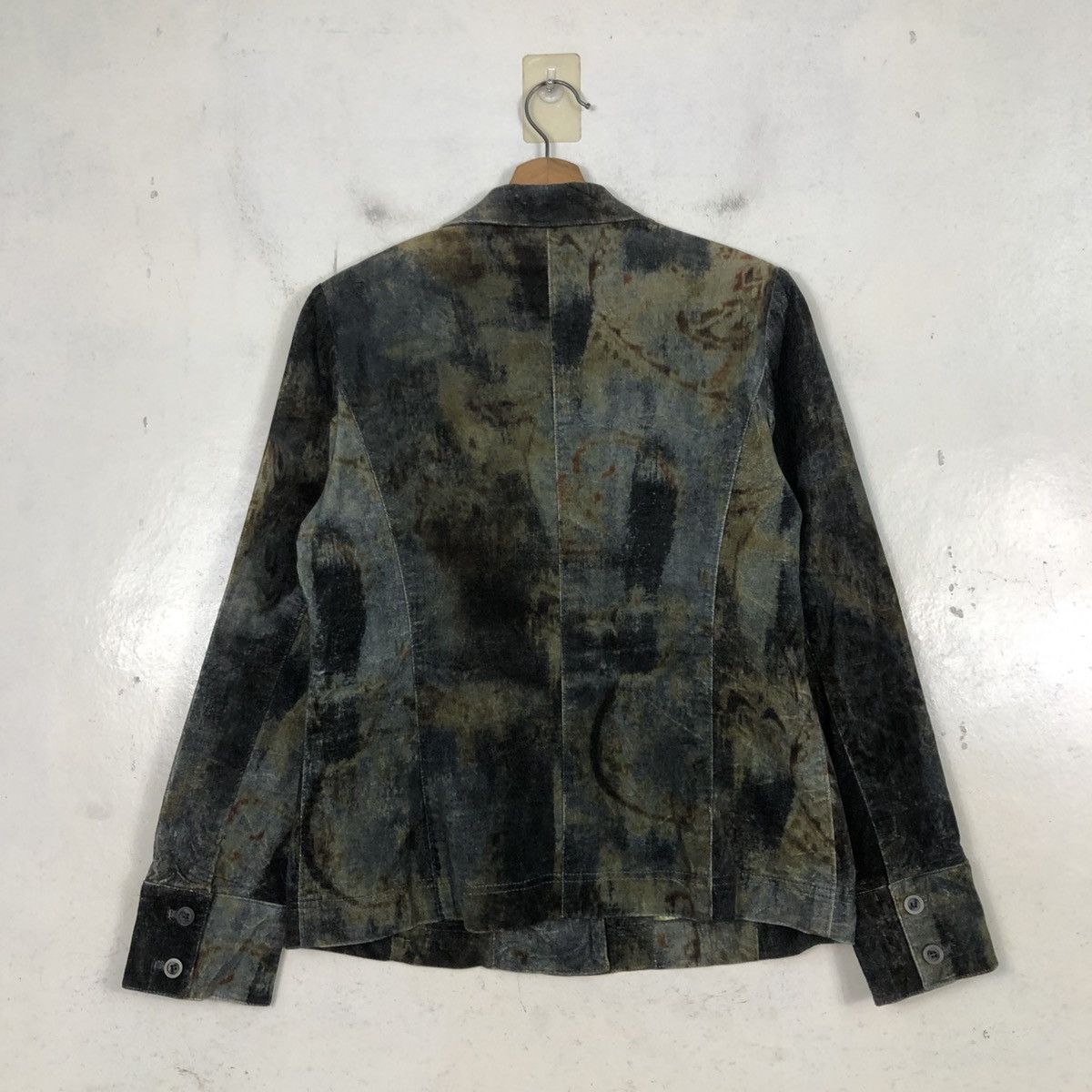 Japanese Brand 📌Vintage Suede Leather Jacket Montsoie Blanket Issey Miyake Size US M / EU 48-50 / 2 - 11 Thumbnail