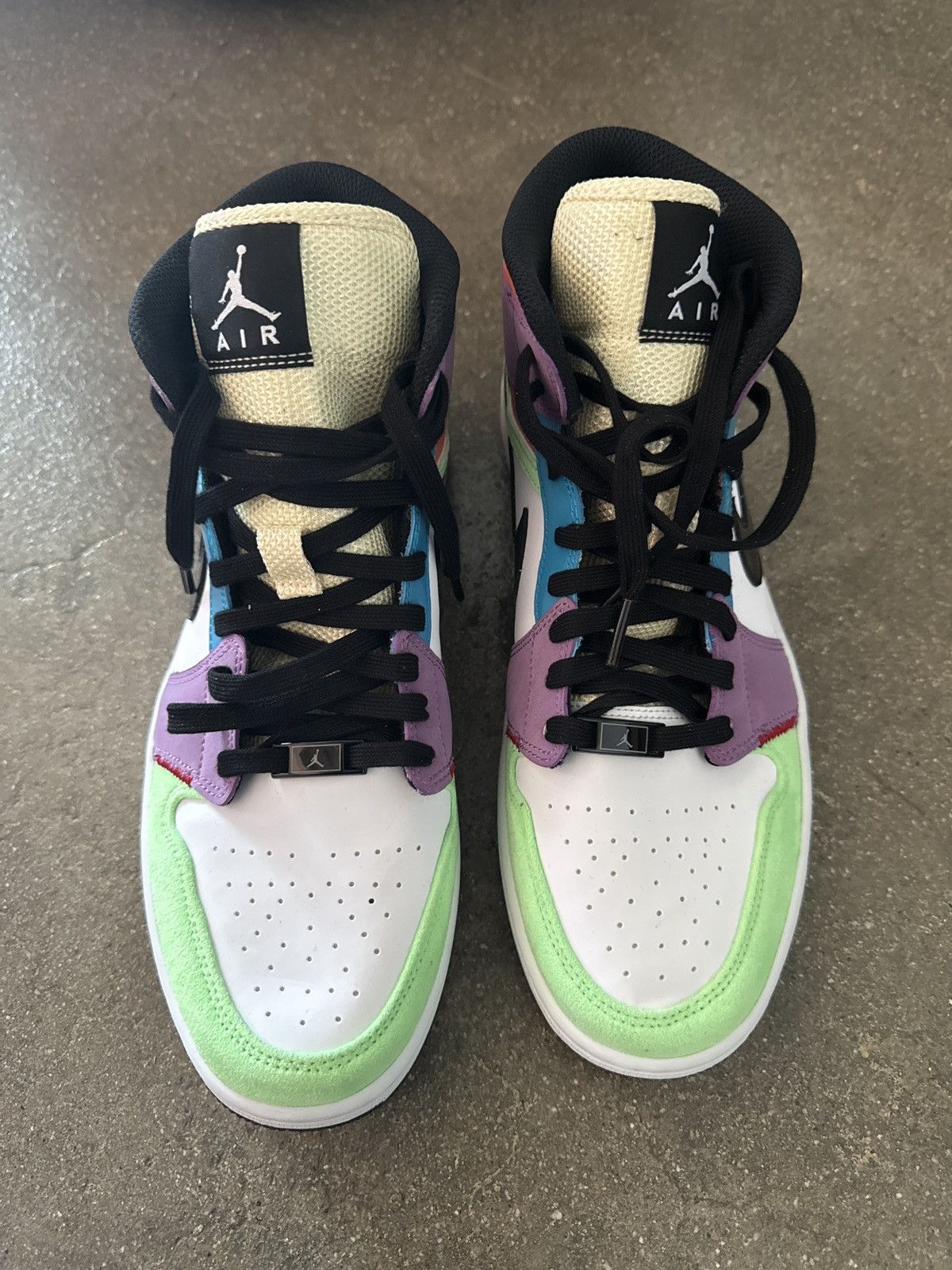 Nike AIR JORDAN 1 MID SE- MULTICOLOR Size US 11 / EU 44 - 7 Thumbnail