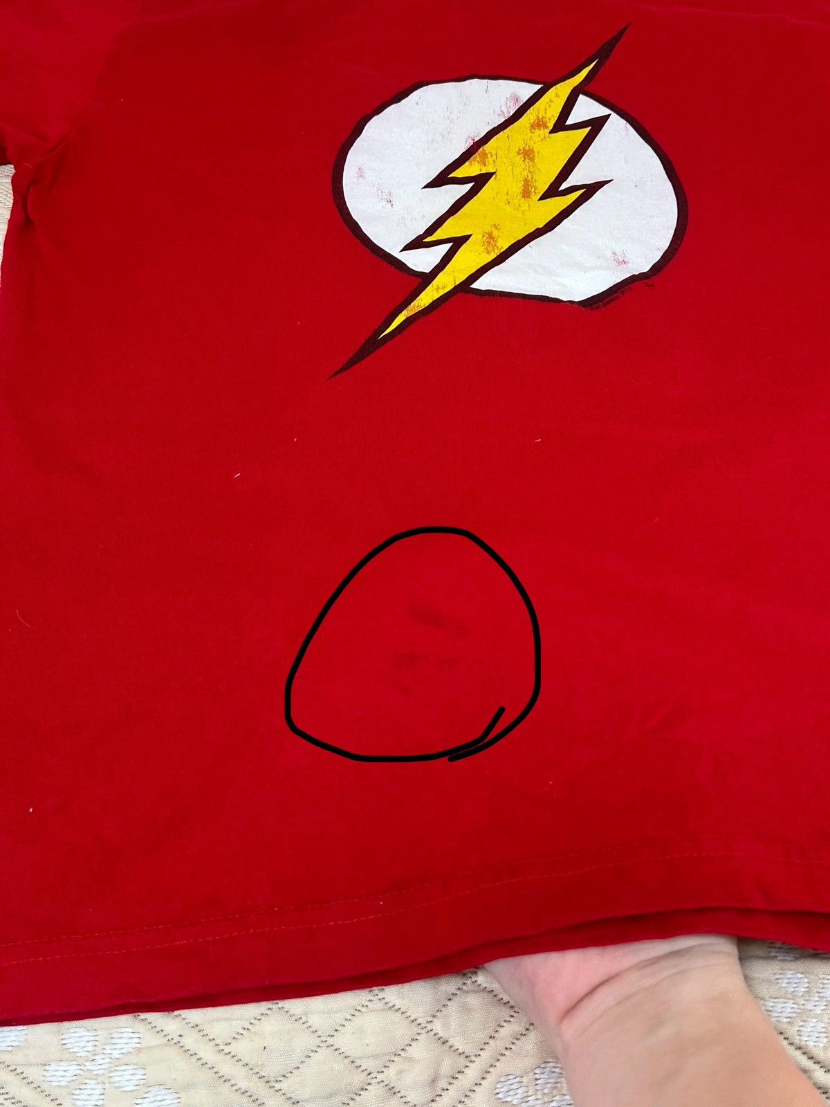 DC Comics 🔥 2000s Flash DC Comics T Shirt Vintage Movie Tee Cartoon Size US XL / EU 56 / 4 - 5 Thumbnail