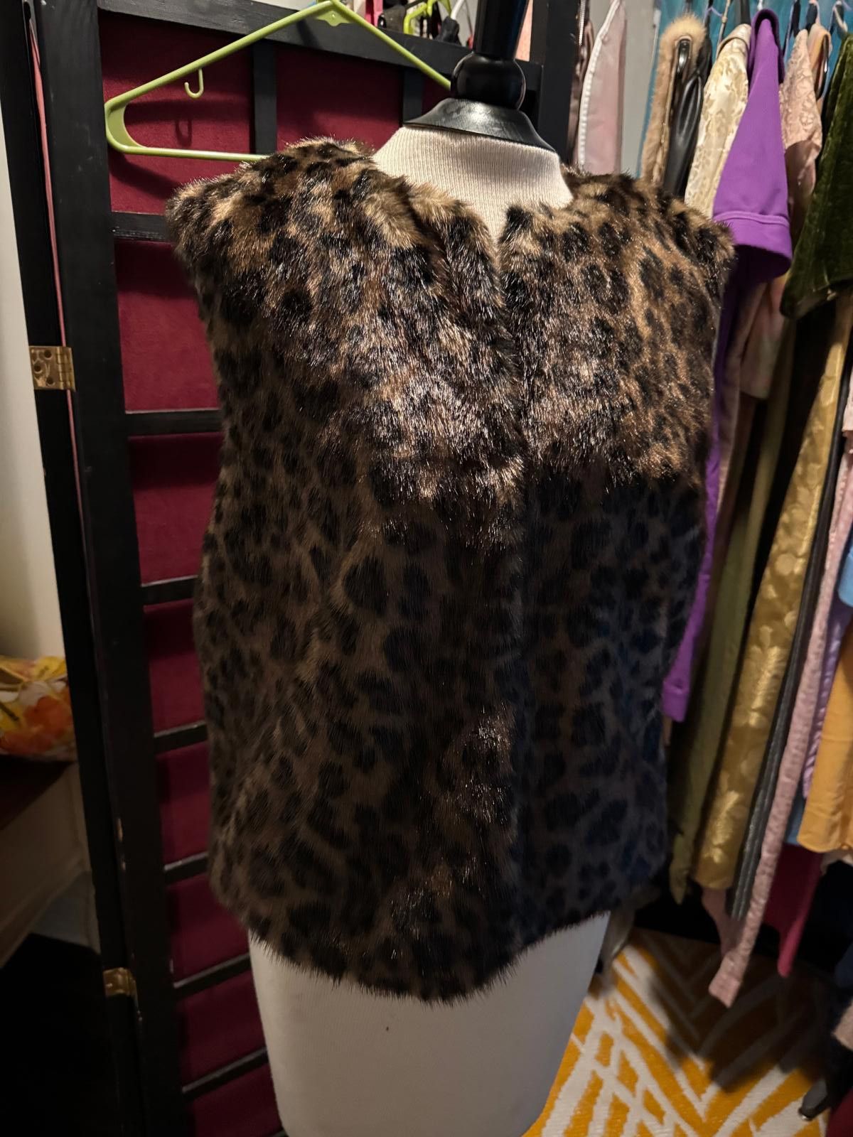 Elie Tahari Leopard print for vest NWT size Large Size L / US 10 / IT 46 - 5 Thumbnail
