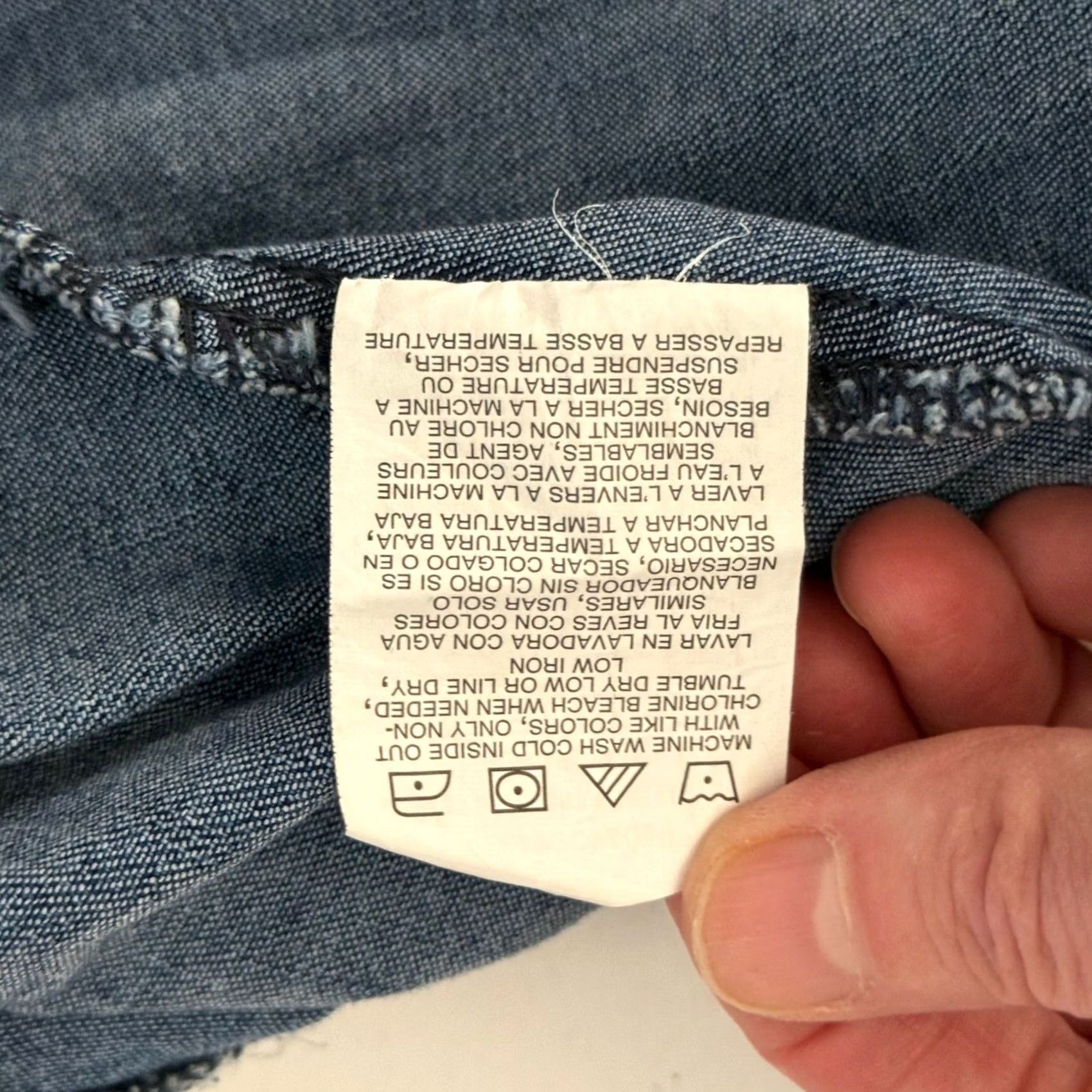 Vintage CHIC Jeans 26W Elastic Waist Straight Leg Denim Comfort 102CJ66MS NWT 90s Women Size 26" / US 2 / IT 38 - 5 Thumbnail