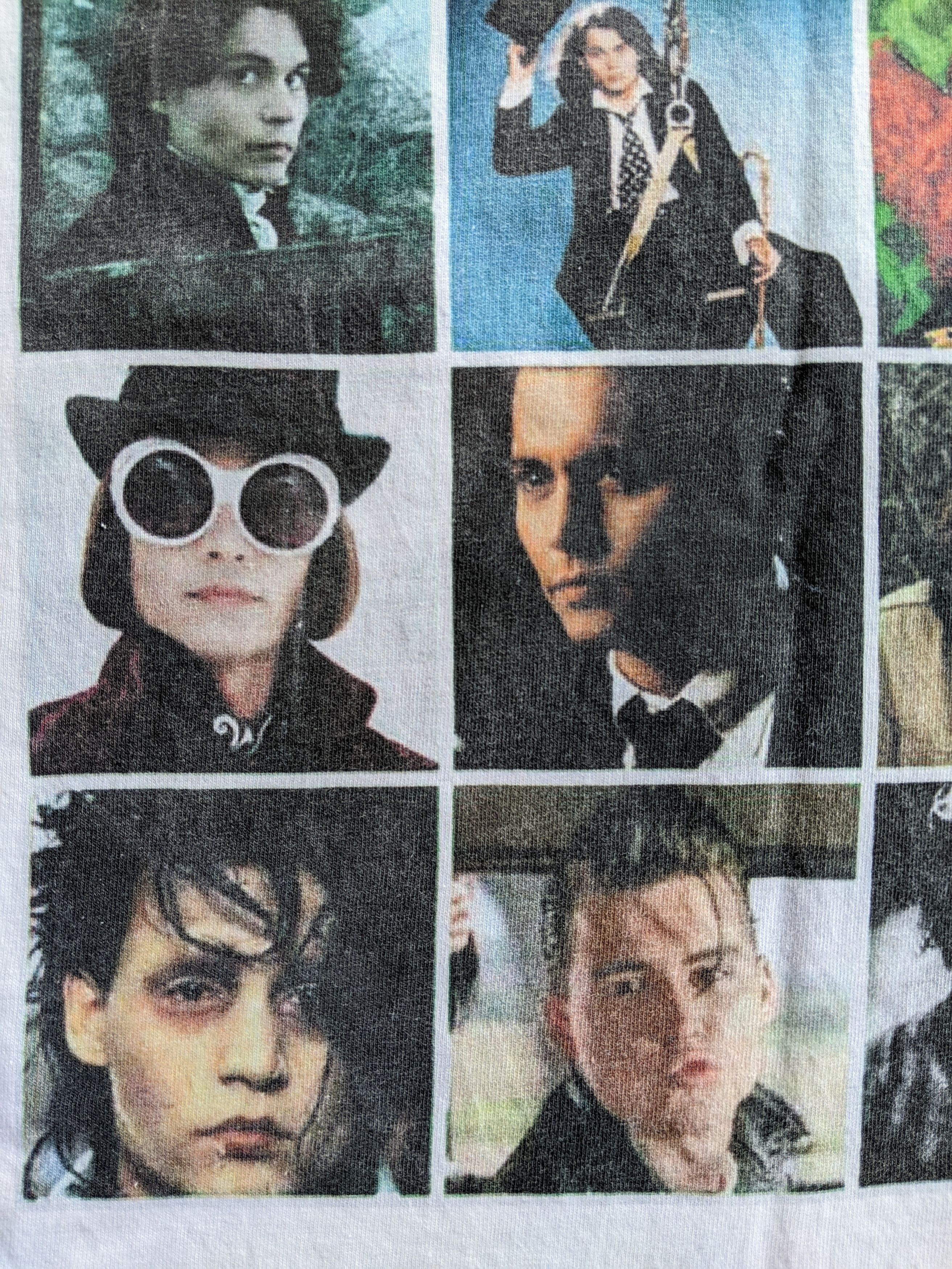Vintage Johnny Depp White Vintage Tshirt Uneek Gildan FruitOfTheLoom Size US M / EU 48-50 / 2 - 8 Thumbnail