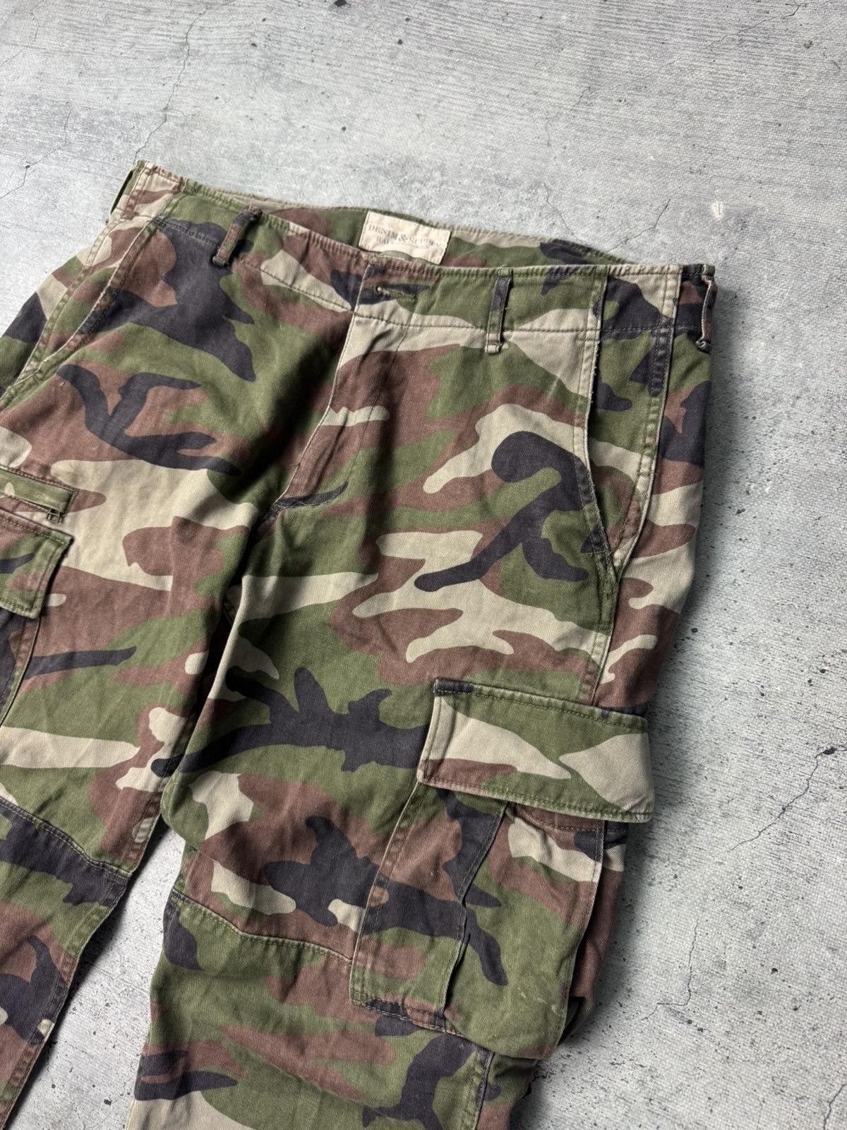 Denim & Supply Ralph Lauren Denim & Supply Ralph Lauren Distresed Military Cargo Pants Size US 33 - 3 Thumbnail