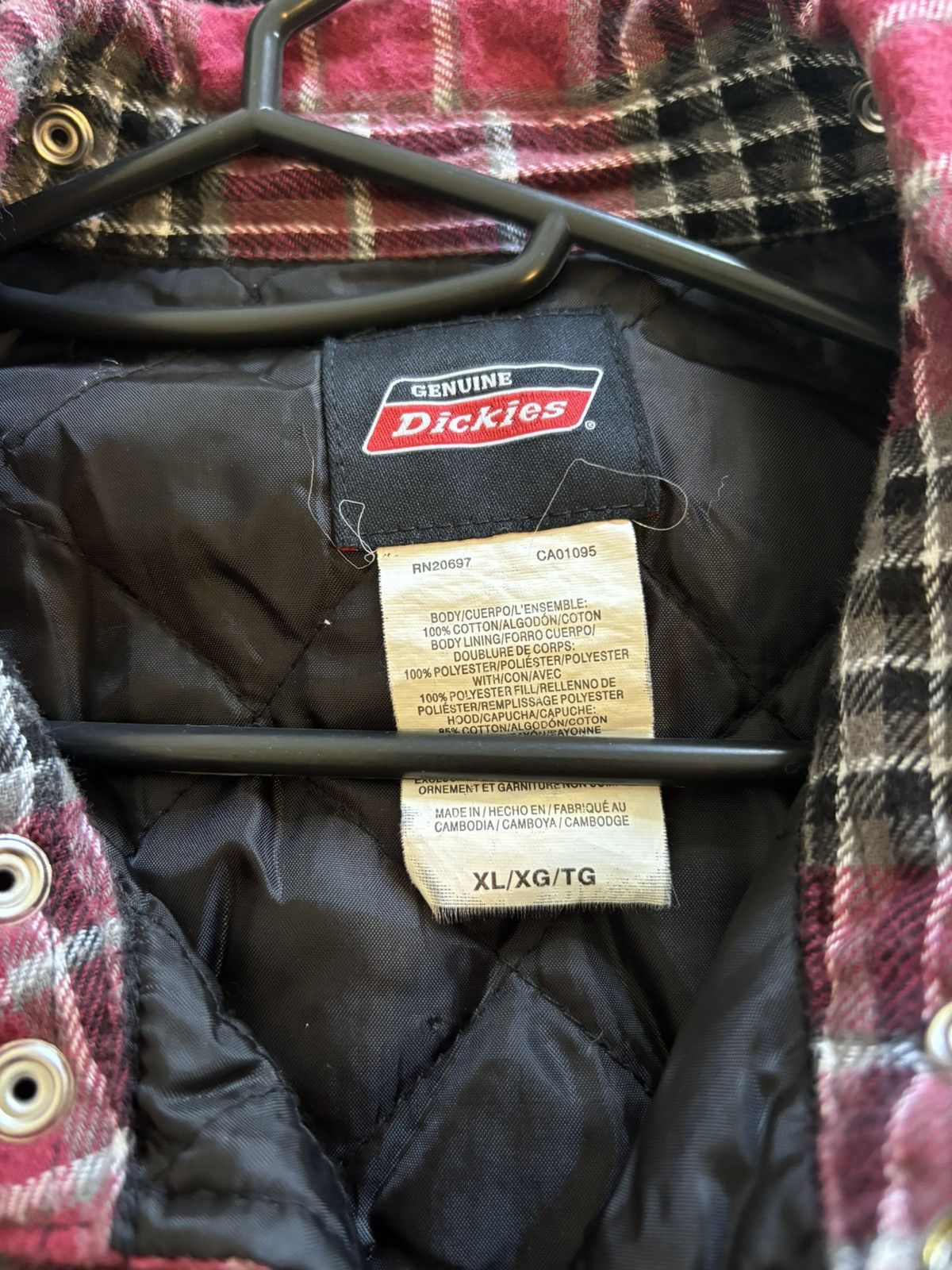 Dickies Vintage Dickies Puffer Flannel Size US XL / EU 56 / 4 - 3 Thumbnail