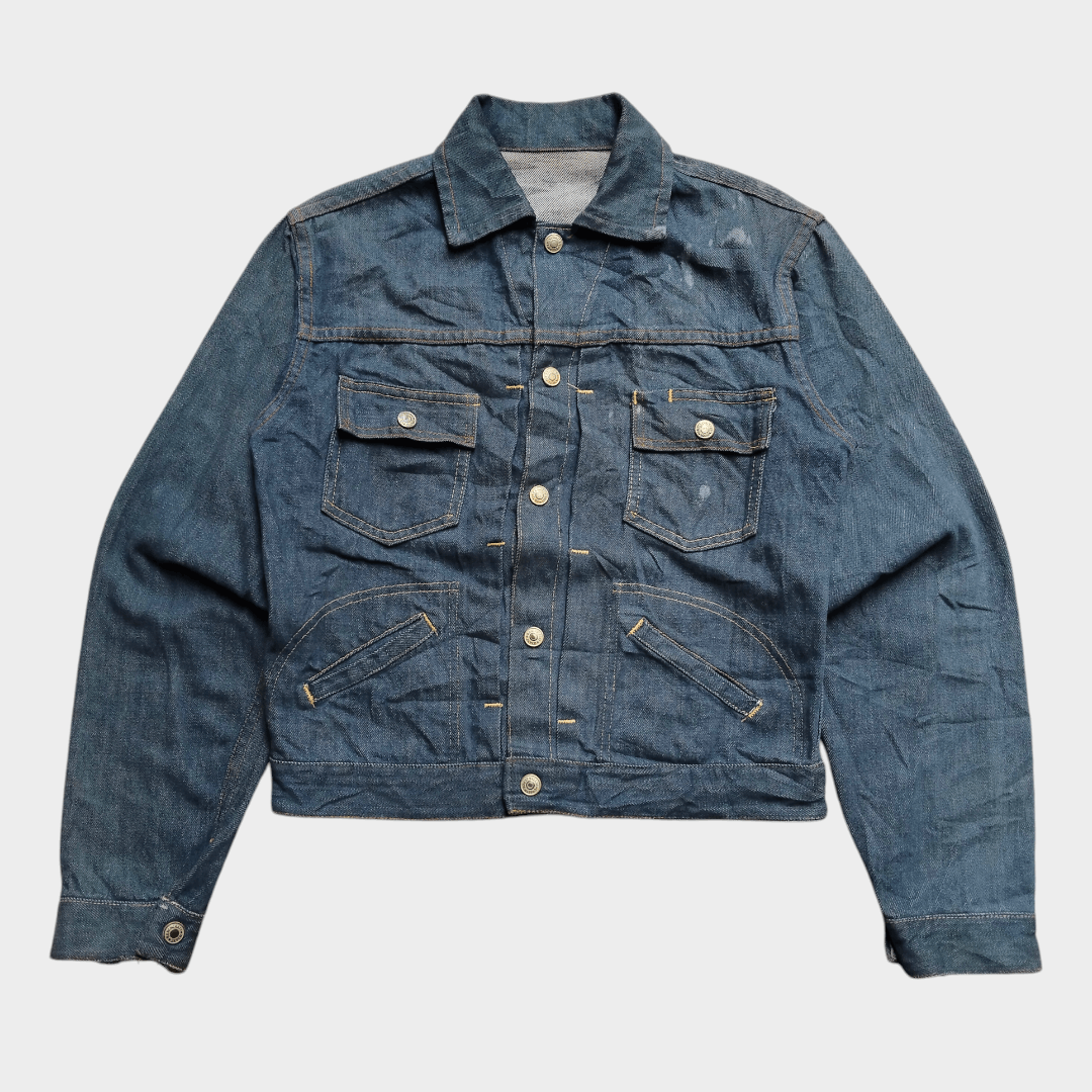 Big Mac J.C. Penney Levi s Vintage 1970 s J.C.P. Co Ranch craft selvedge trucker jacket Grailed