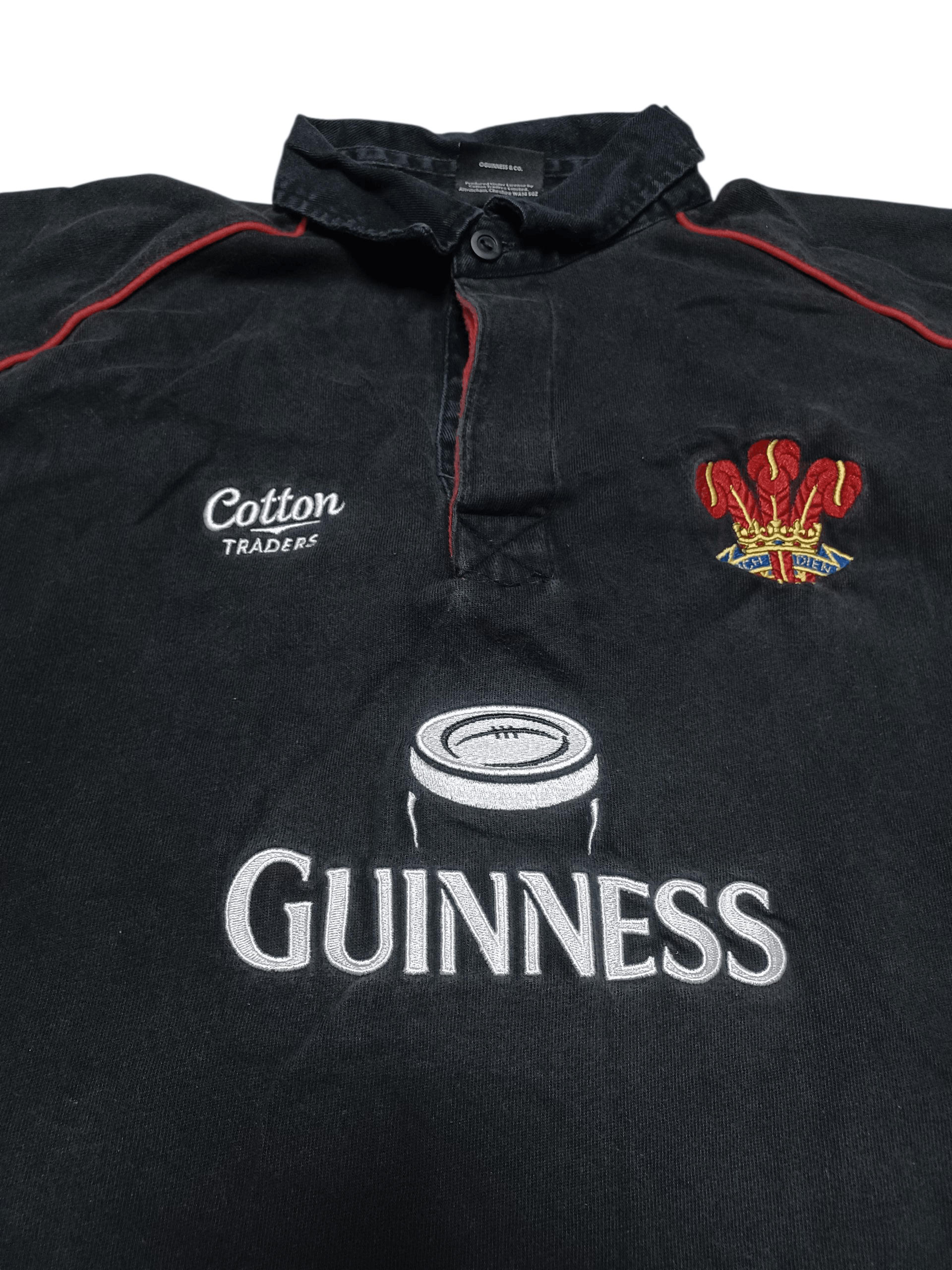 Cotton Traders GUINNESS VINTAGE COTTON TRADERS WALES RUGBY TEAM Size US XXL / EU 58 / 5 - 2 Thumbnail