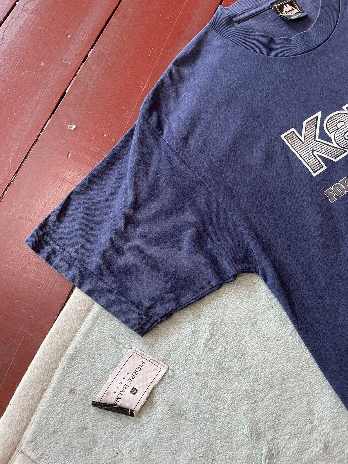 Kappa × Vintage Vintage 90s Kappa Tee Size US L / EU 52-54 / 3 - 3 Thumbnail