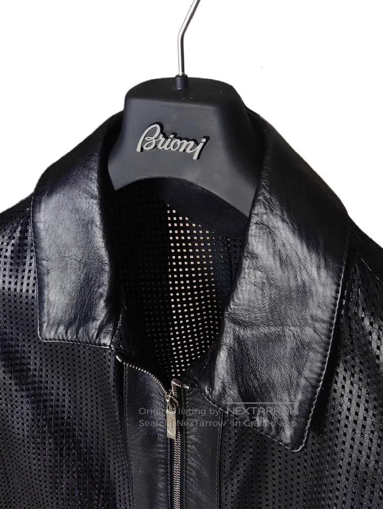 Brioni Brioni Hollowed-out cowhide jacket Size US L / EU 52-54 / 3 - 3 Thumbnail