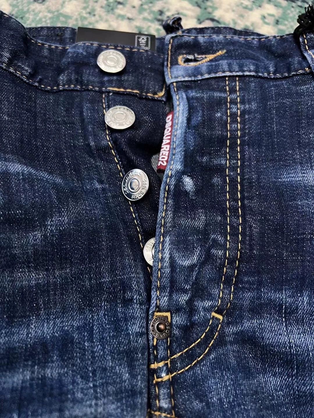 Dsquared2 Dsquared2 2022FW TIDY BIKER Slim 9" Crop Washed Denim Size US 30 / EU 46 - 3 Thumbnail