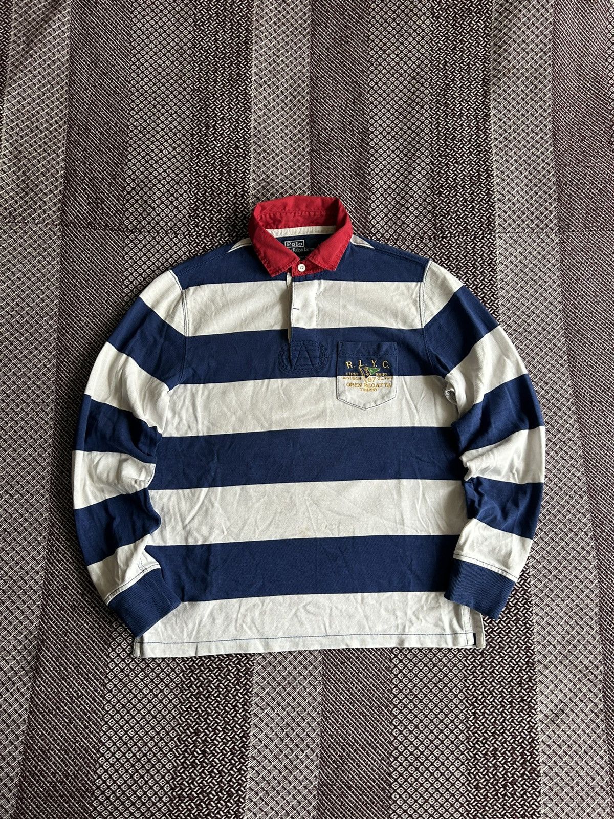 Polo Ralph Lauren Vintage Polo Ralph Lauren Custom Fit Long Sleeve Rare Size S Size US S / EU 44-46 / 1 - 1 Thumbnail