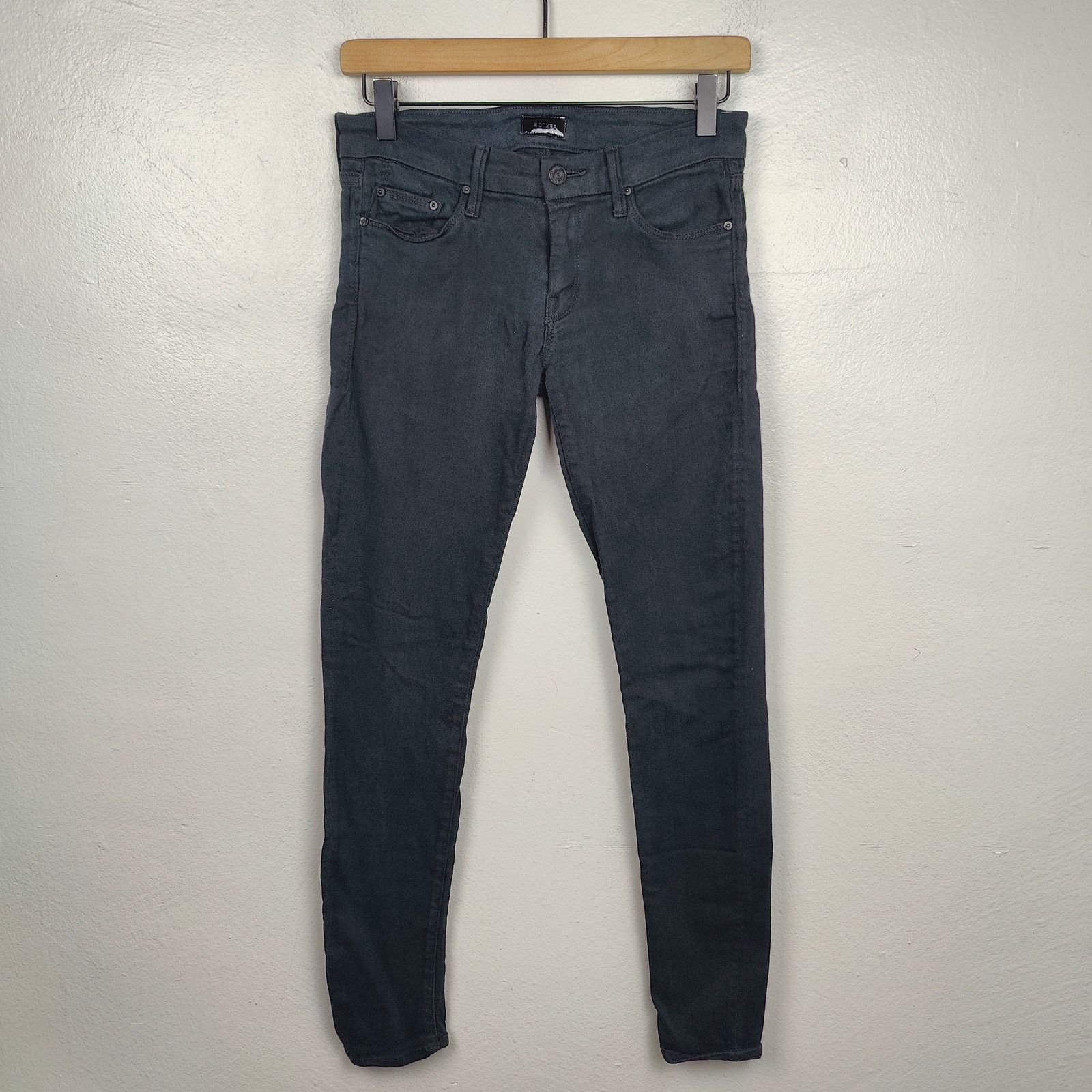 MOTHER Mother The Looker Jeans Womens 27 Dear Villain Black Wash Size 27" / US 4 / IT 40 - 1 Thumbnail