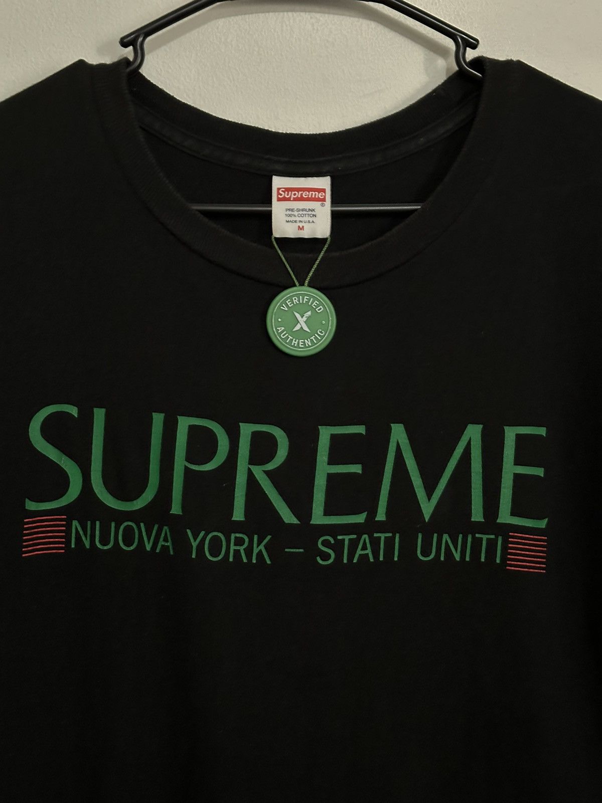 Supreme Supreme Nuova York Tee Size US M / EU 48-50 / 2 - 2 Thumbnail