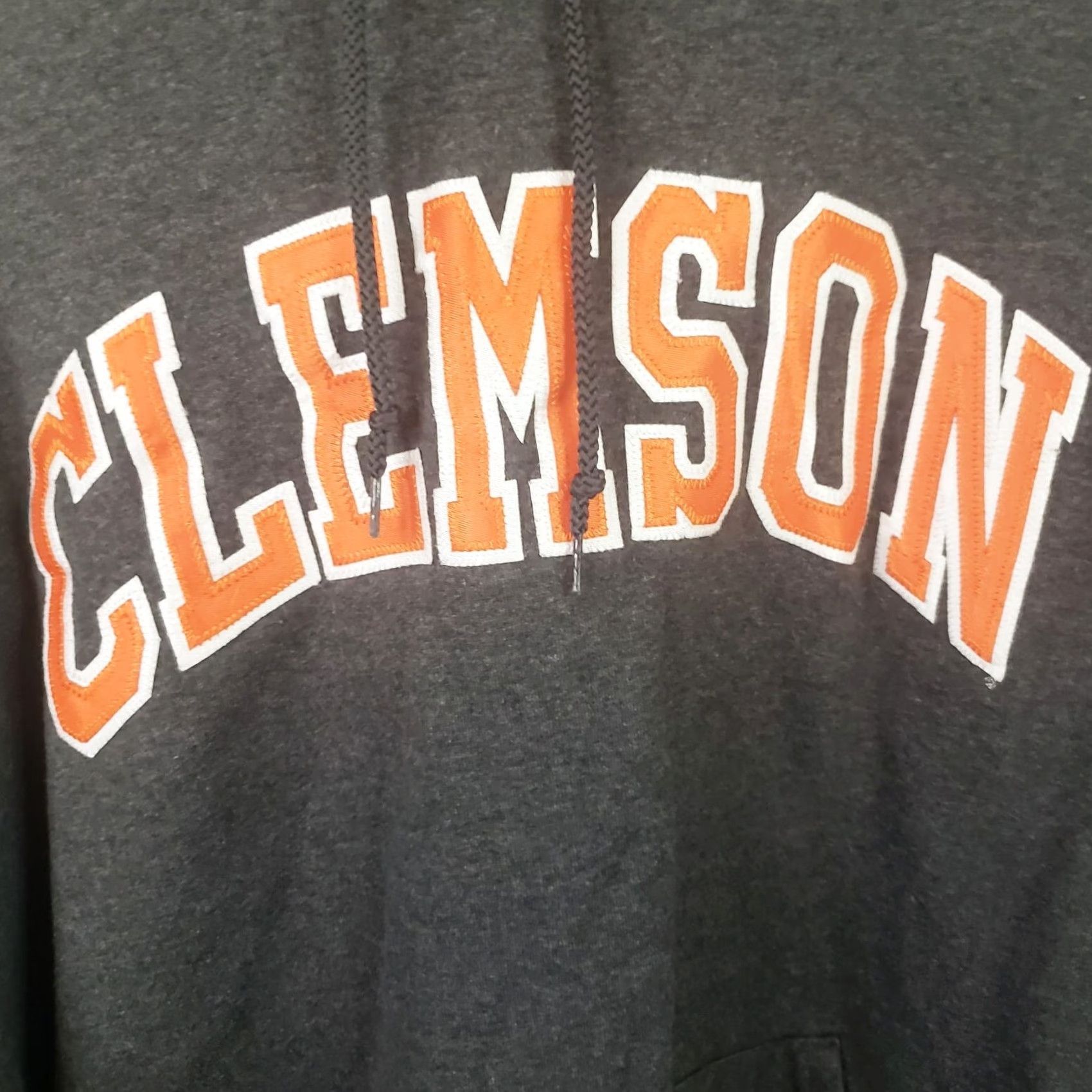 Champion Champion Clemson Tigers Embroidered Eco Fleece Hoodie Sweatshirt Mens XL Gray Size US XL / EU 56 / 4 - 5 Thumbnail