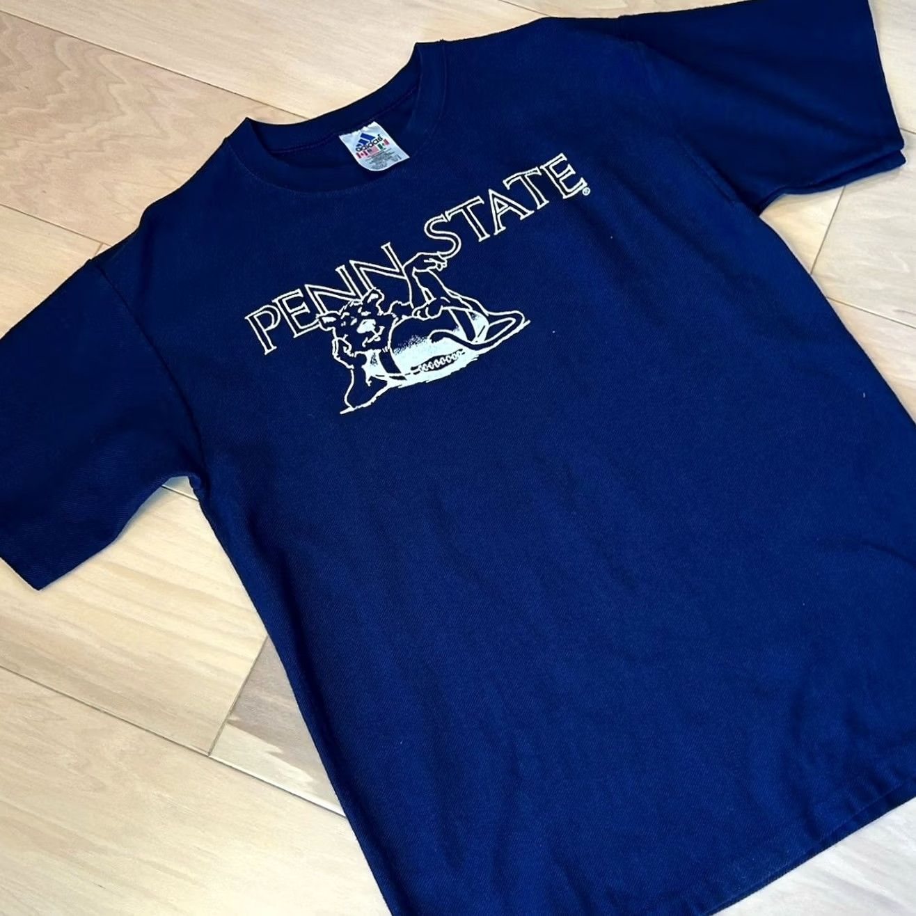 Adidas VINTAGE Penn State Nittany Lions Tee Shirt Size Medium Blue Adidas Size US M / EU 48-50 / 2 - 2 Thumbnail