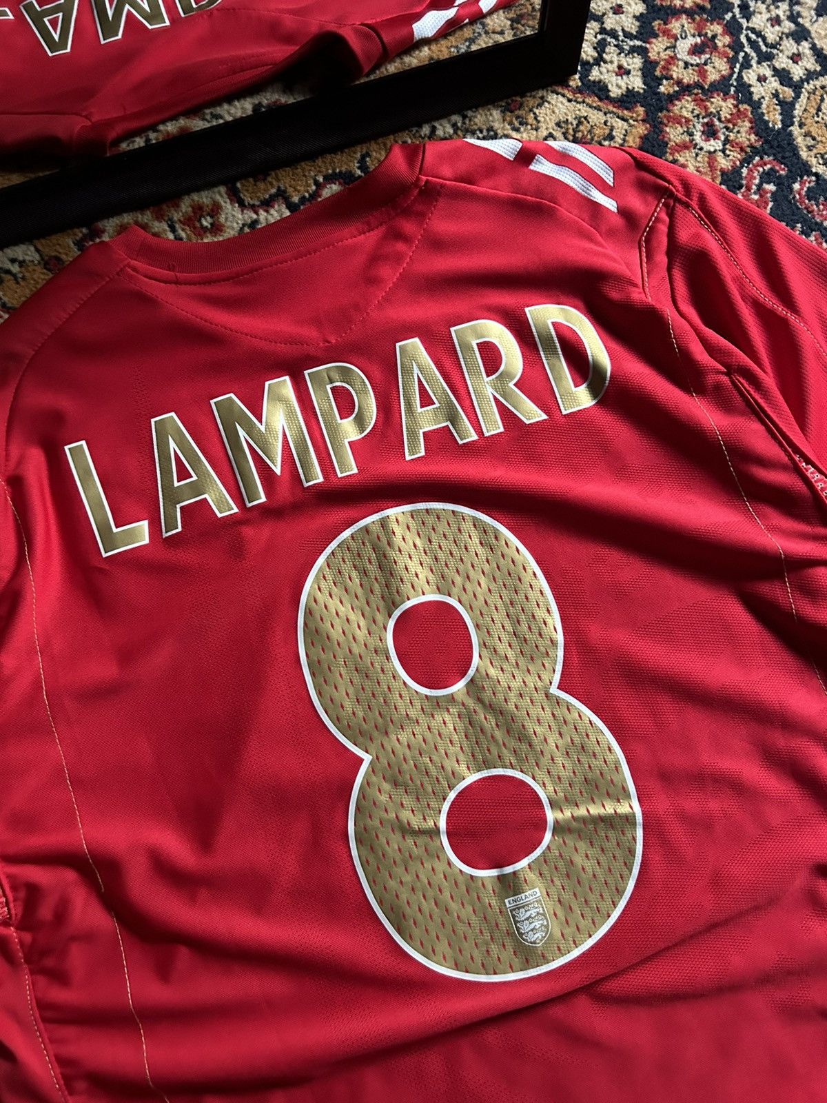 Umbro England Lampard #8 away jersey 2006-08 Size US L / EU 52-54 / 3 - 5 Thumbnail