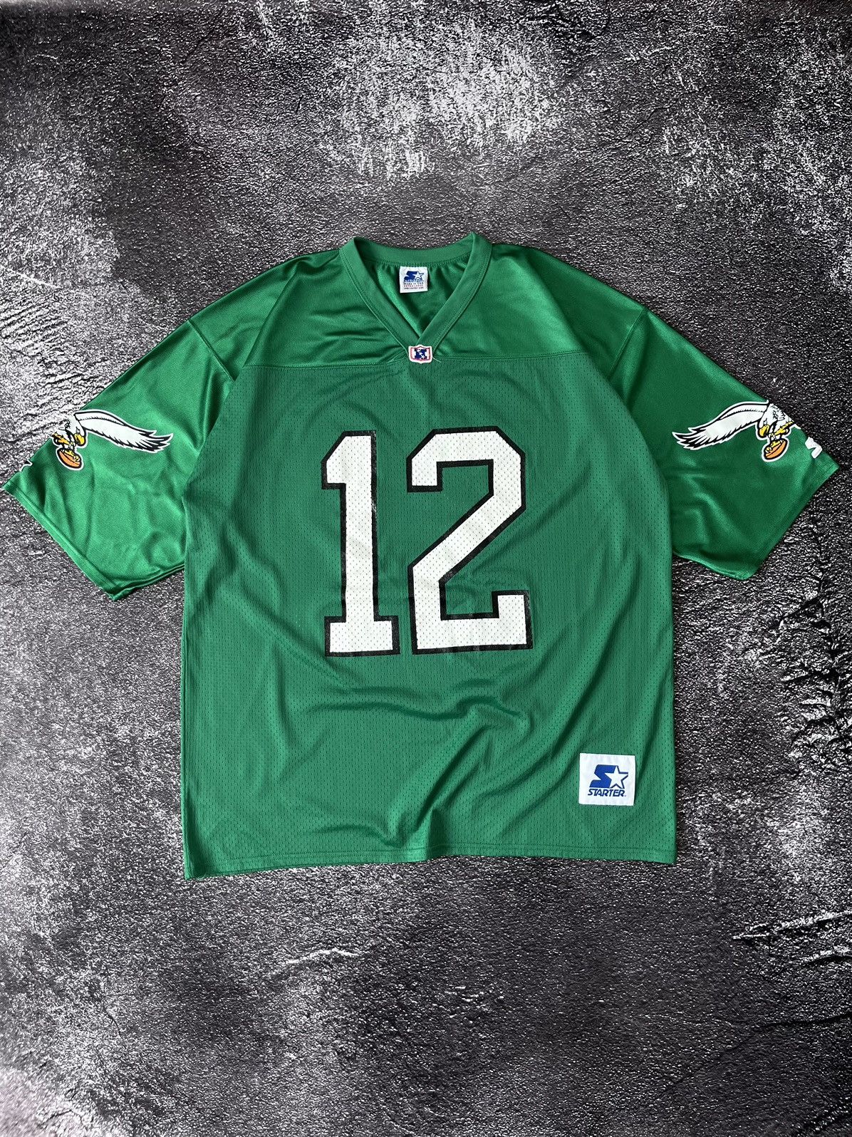 VTG STARTER NFL Philadelphia Eagles CUNNINGHAM #12 Jersey