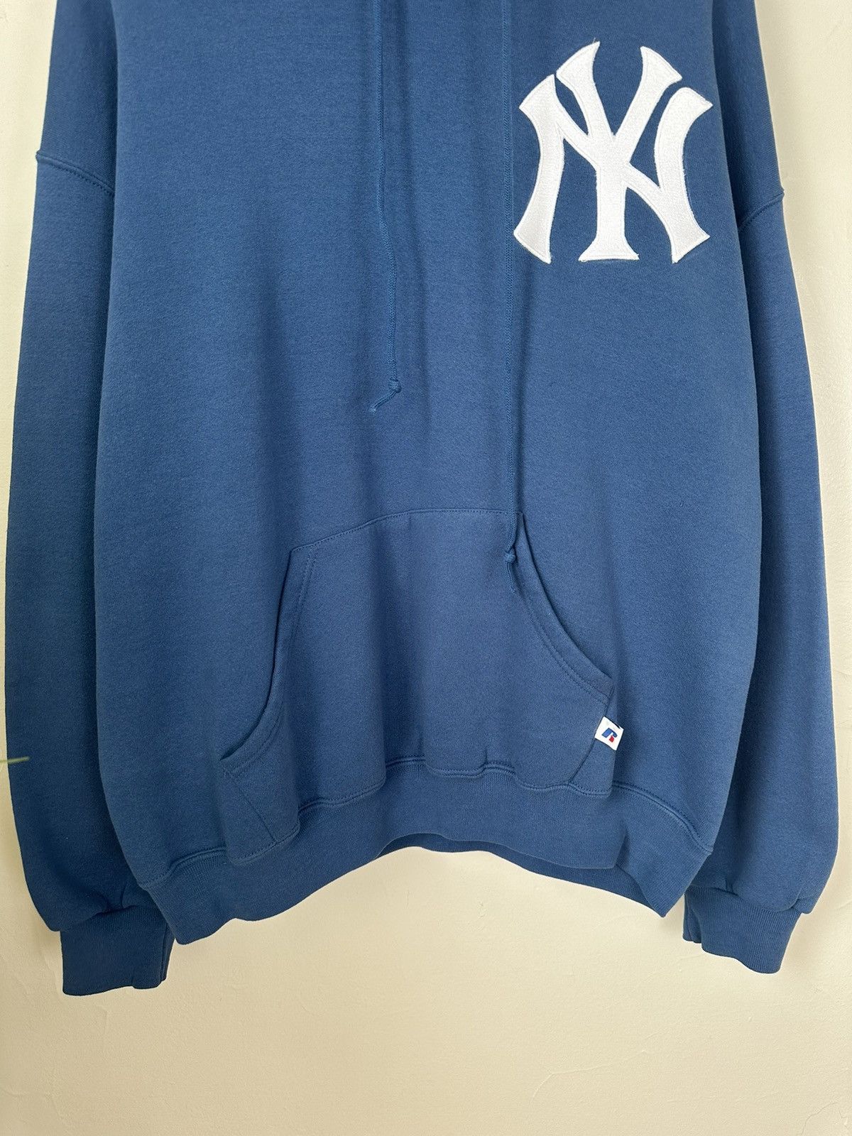 Russell Athletic (XL) SICK NY YANKEES Blue Russell Athletic Hoodie Size US XL / EU 56 / 4 - 4 Thumbnail