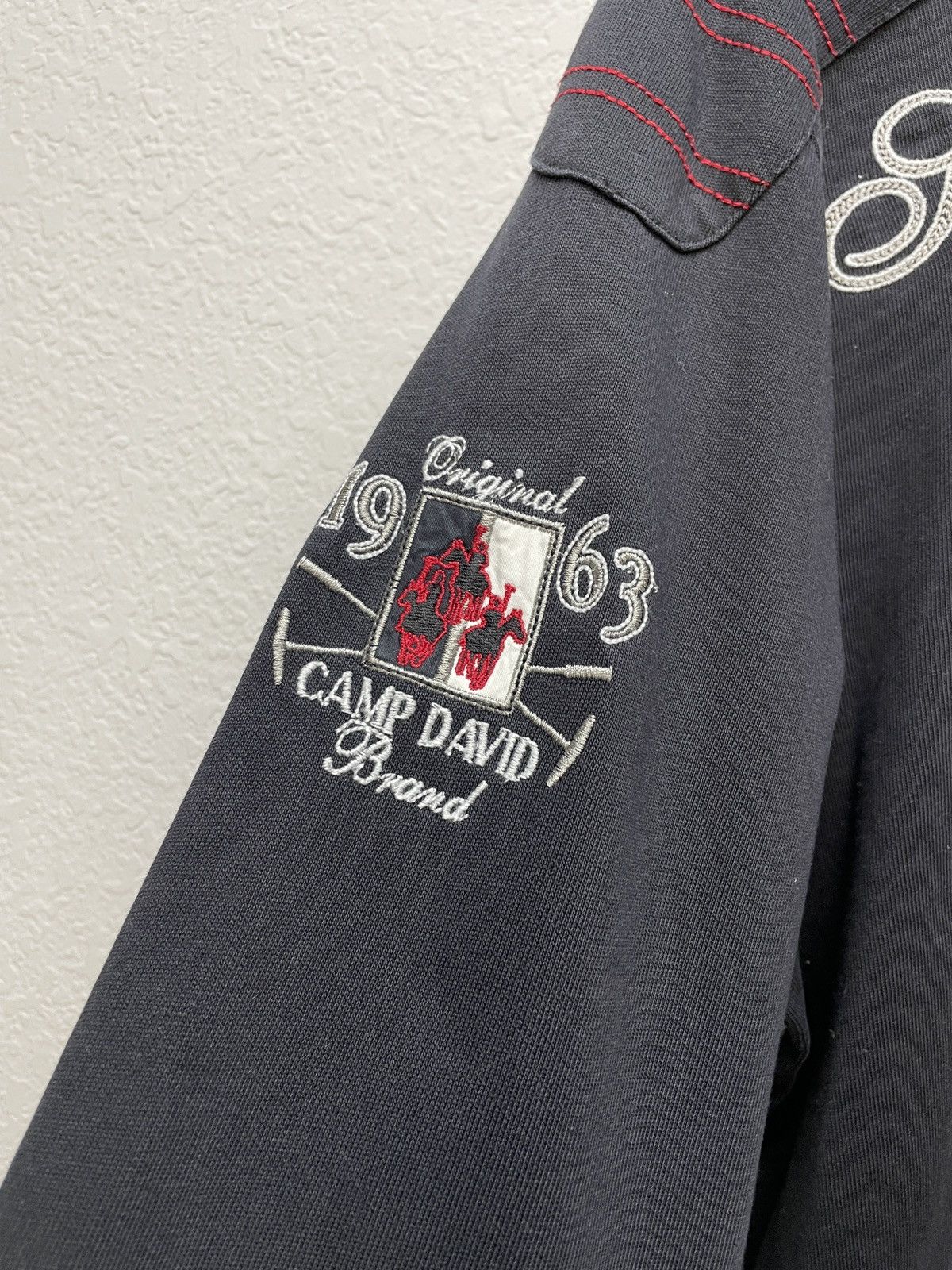 Vintage Vintage Camp David Like Polo Ralph Lauren Rugby Long Sleeve Size US L / EU 52-54 / 3 - 14 Thumbnail