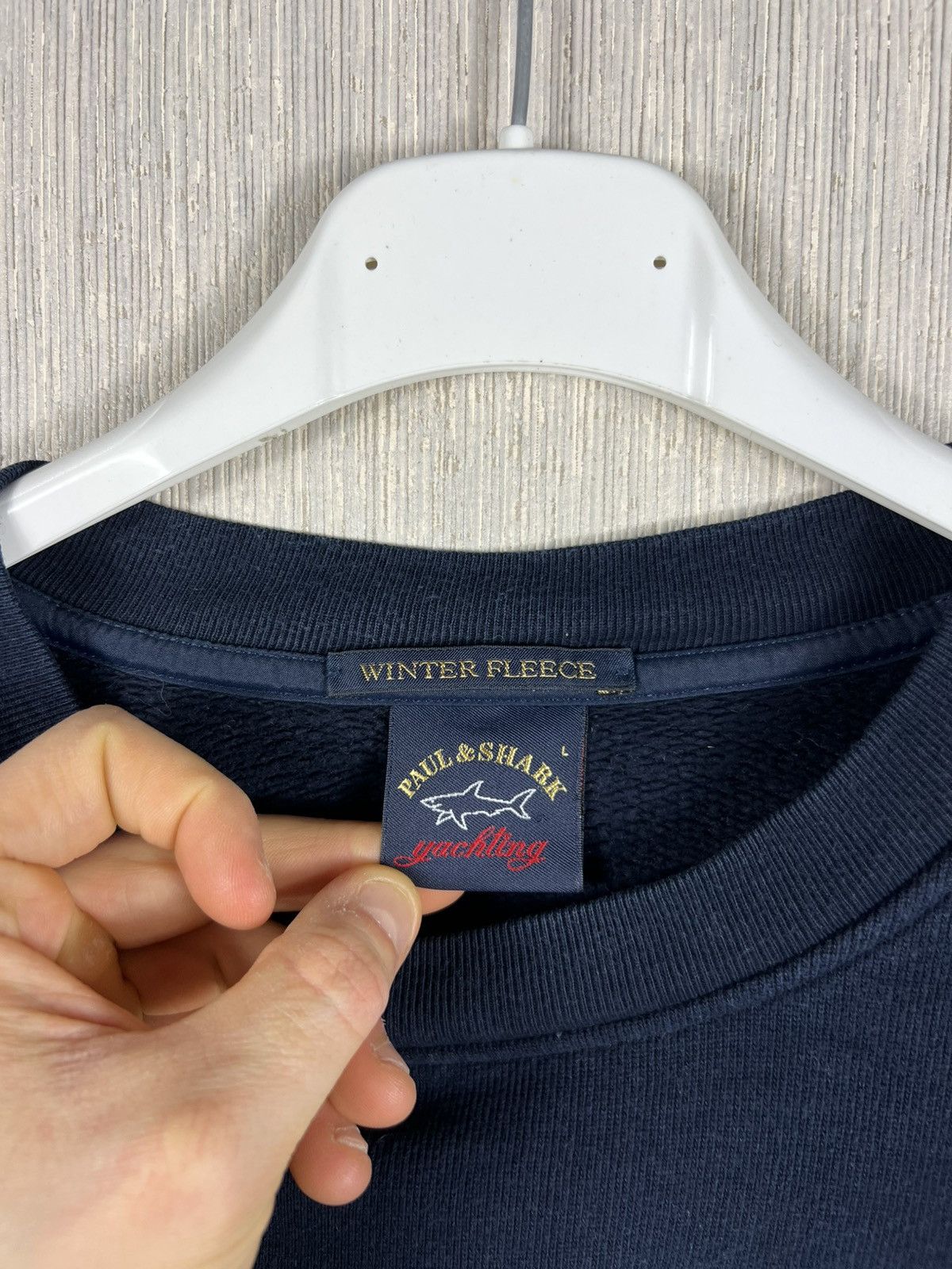 Paul & Shark Paul & Shark winter fleece typhoon 20000 navy sweatshirt Size US L / EU 52-54 / 3 - 15 Thumbnail