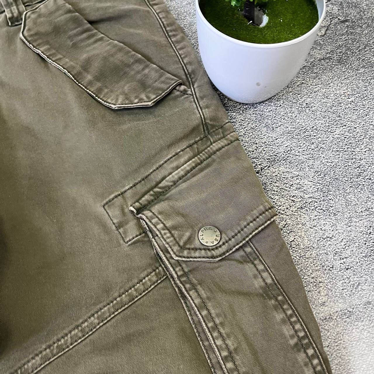 Vintage alpha industries usa military cargo combat pants Mens Size US 29 - 19 Thumbnail