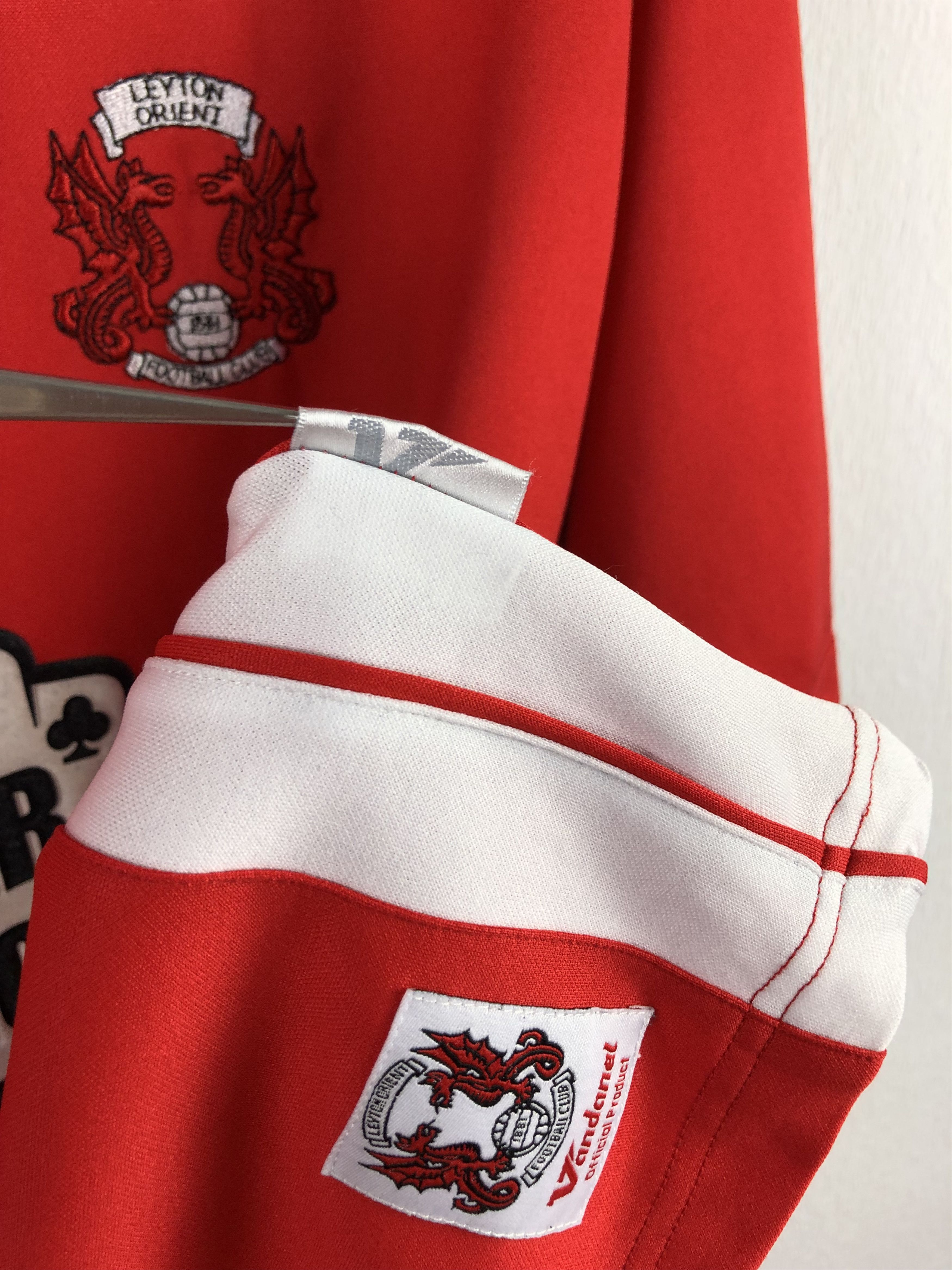 Vintage Leyton Orient Home football shirt 2006 Soccer Mens Jersey Size US XL / EU 56 / 4 - 9 Thumbnail