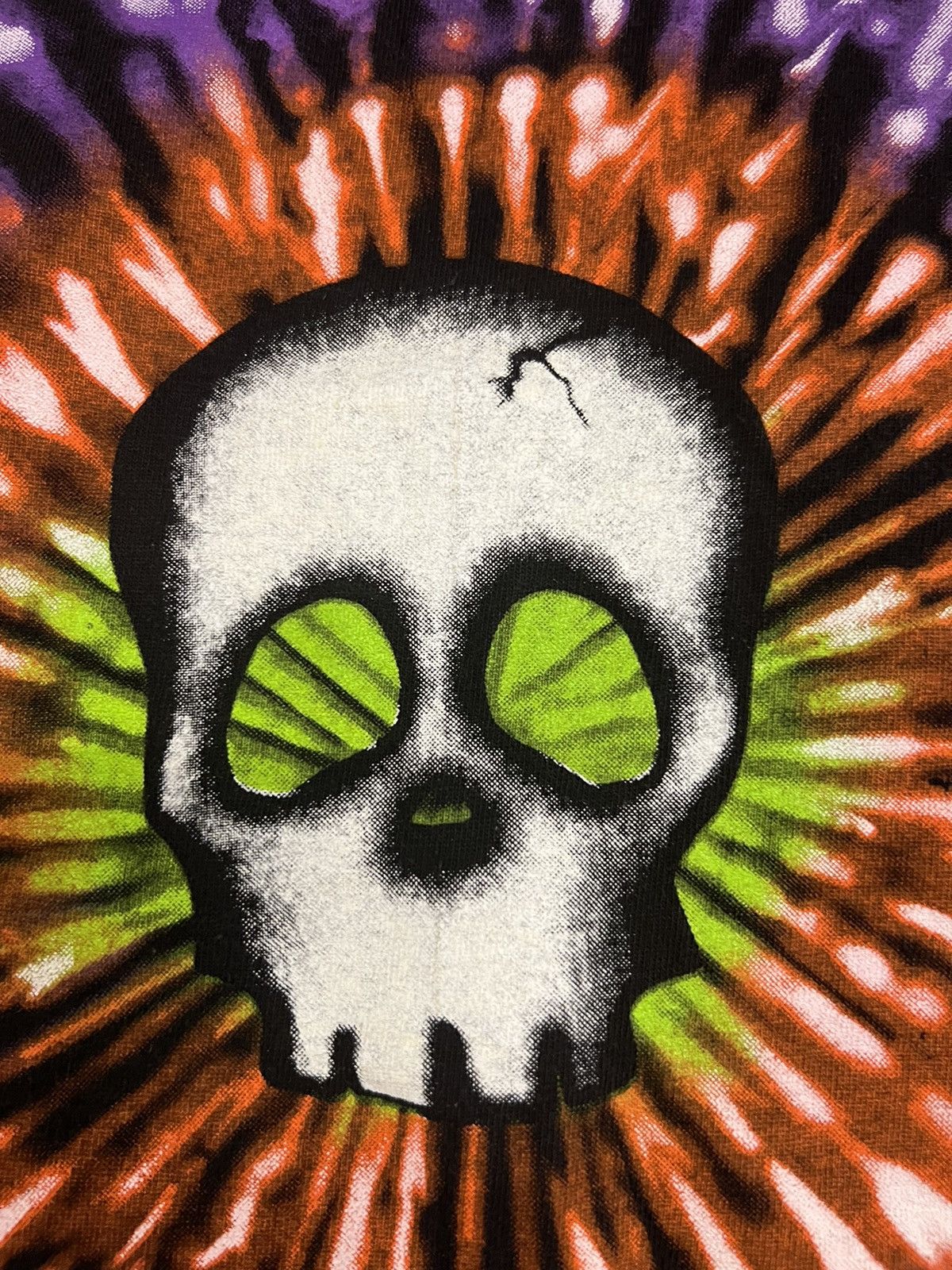 Expert Horror × Vintage Vintage skull tie dye tee Size US XL / EU 56 / 4 - 3 Thumbnail
