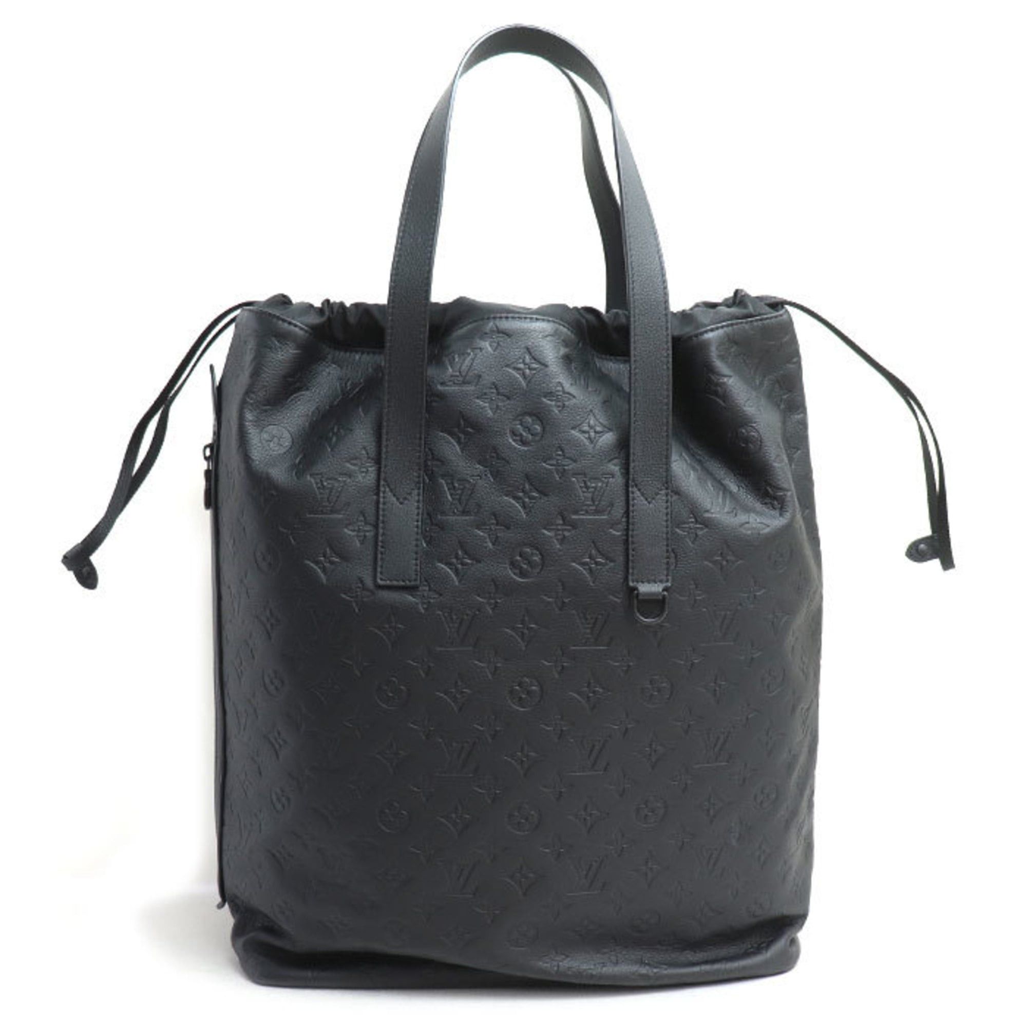 Louis Vuitton Louis Vuitton Helmet Bag Handbag Monogram Shadow Black M46554 Unisex Size ONE SIZE - 1 Thumbnail