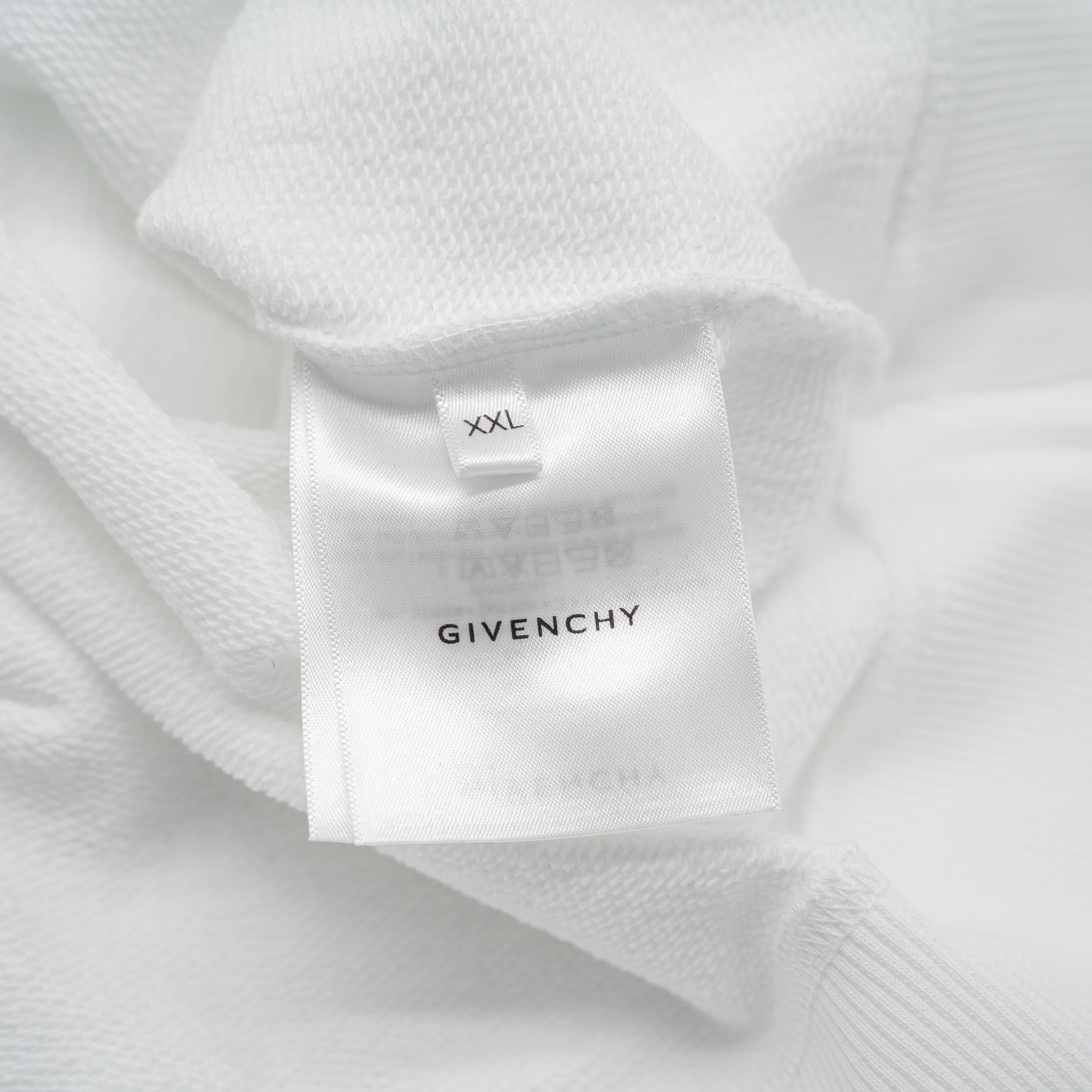 Givenchy XXL Givenchy Metallic Logo White Sweatshirt Size US XXL / EU 58 / 5 - 6 Thumbnail