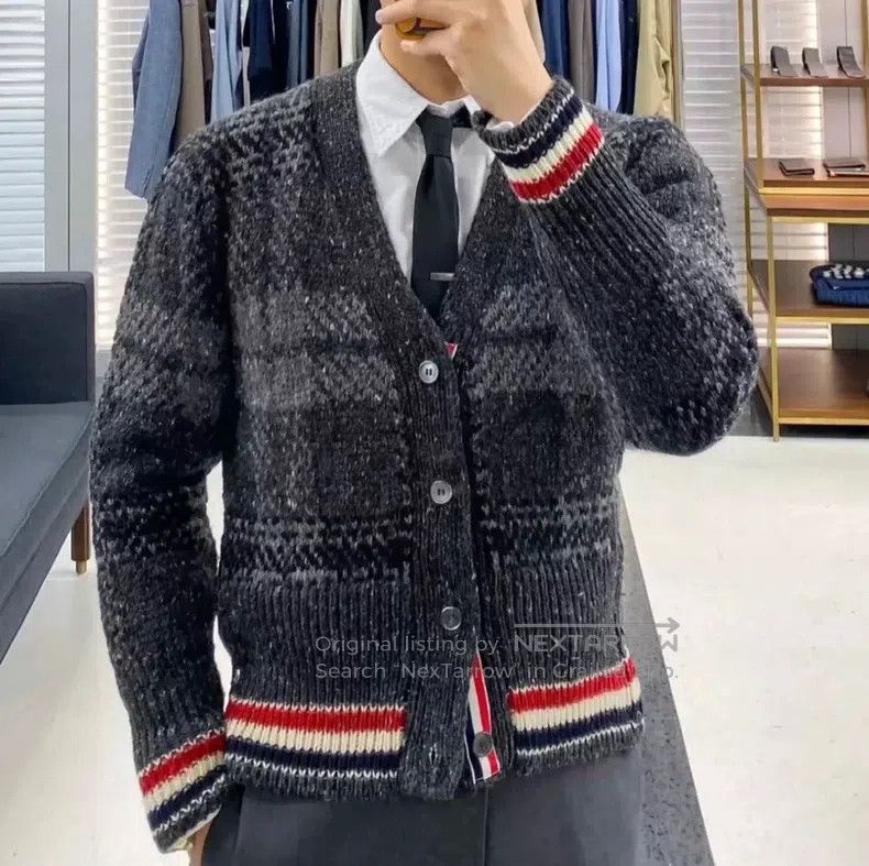 Thom Browne Thom Browne Cardigan Size US L / EU 52-54 / 3 - 4 Thumbnail