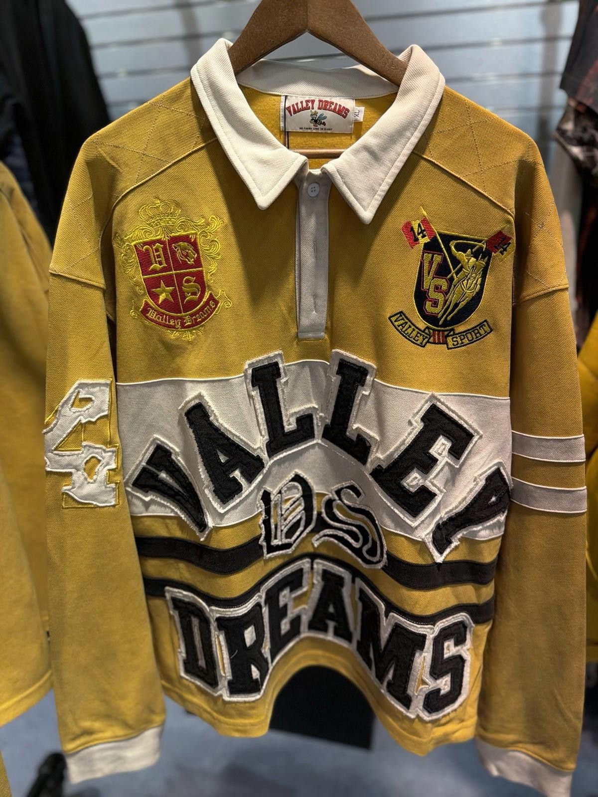 Vale Vale Forever Valley Dreams Rugby Long-Sleeve Tee Yellow XL Size US XL / EU 56 / 4 - 4 Thumbnail