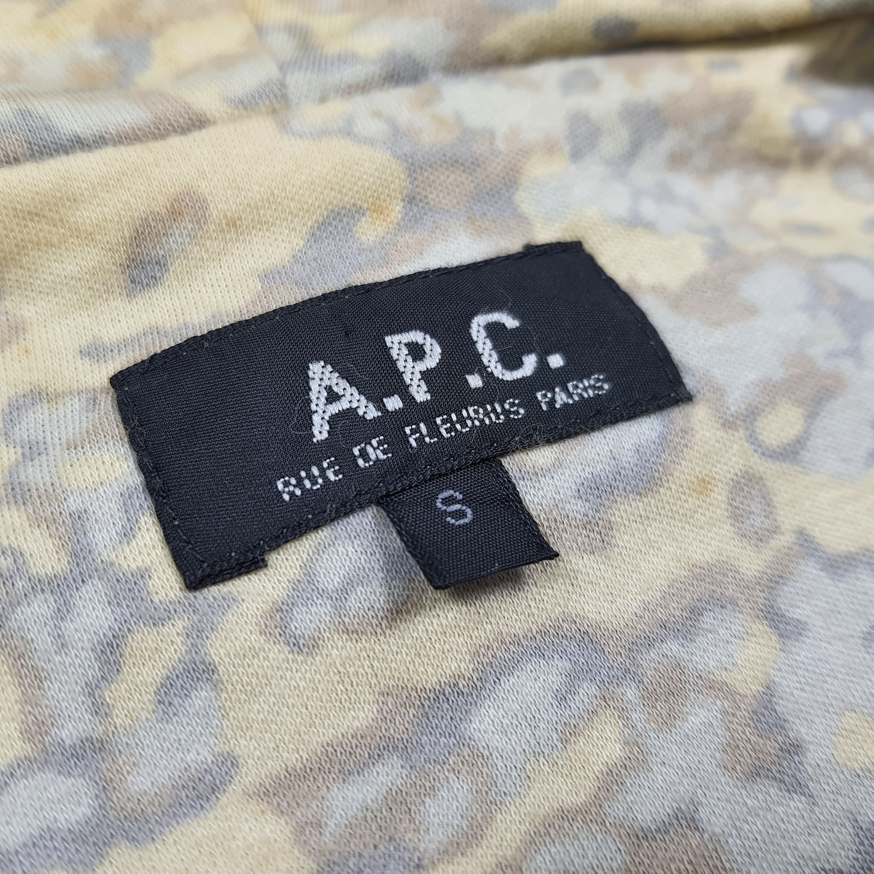 A.P.C. Vintage Rare A.P.C Paris Hooded Jacket Custom Logo C279N23 Size US S / EU 44-46 / 1 - 6 Thumbnail