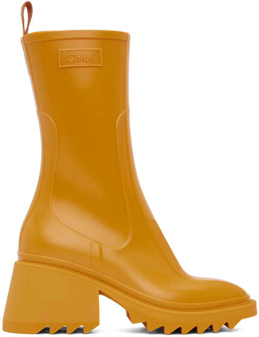 Chloe o1loc1c1024 Betty Boots in Yellow Size US 8 / IT 38 - 1 Thumbnail