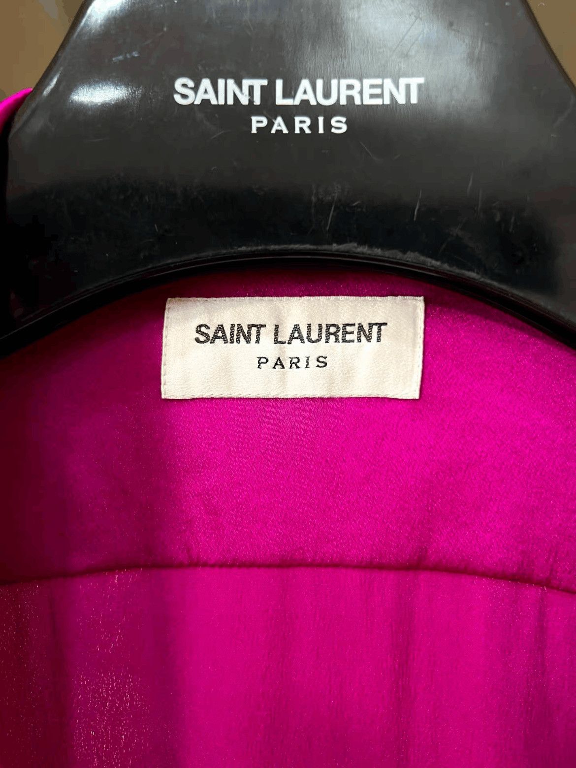 Saint Laurent Paris Saint Laurent Paris Sz 39 Saint Laurent Paris 22SS SIlk Sh Size US M / EU 48-50 / 2 - 3 Thumbnail