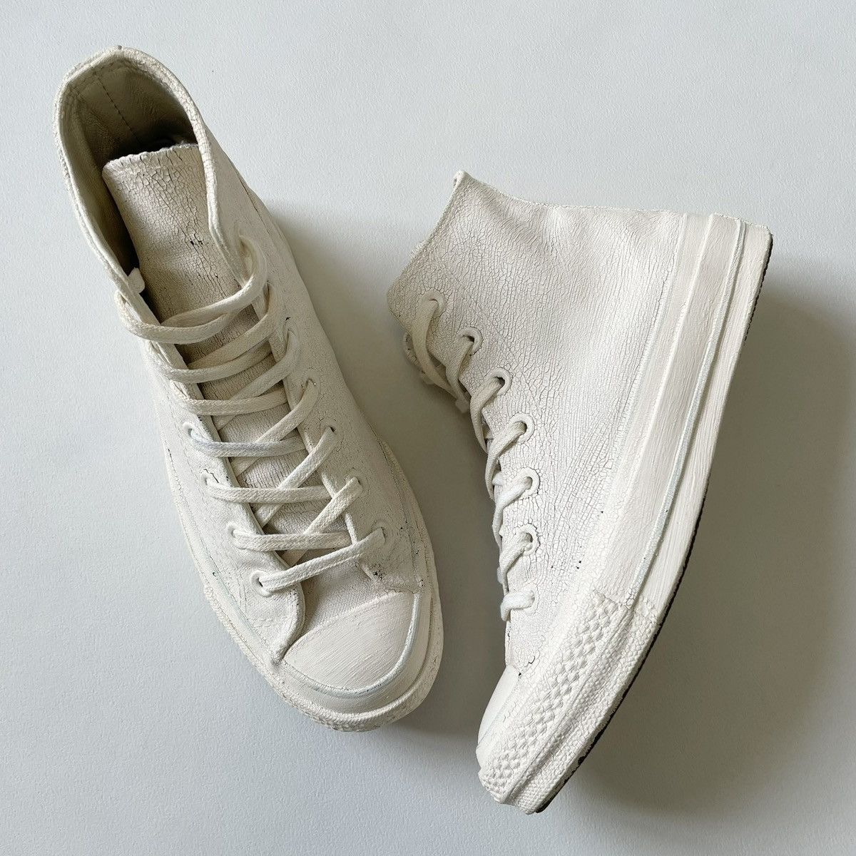 Maison Margiela S/S 14 Painted ‘Chuck Taylor All Star’ Sneakers Size US 7 / IT 37 - 7 Thumbnail