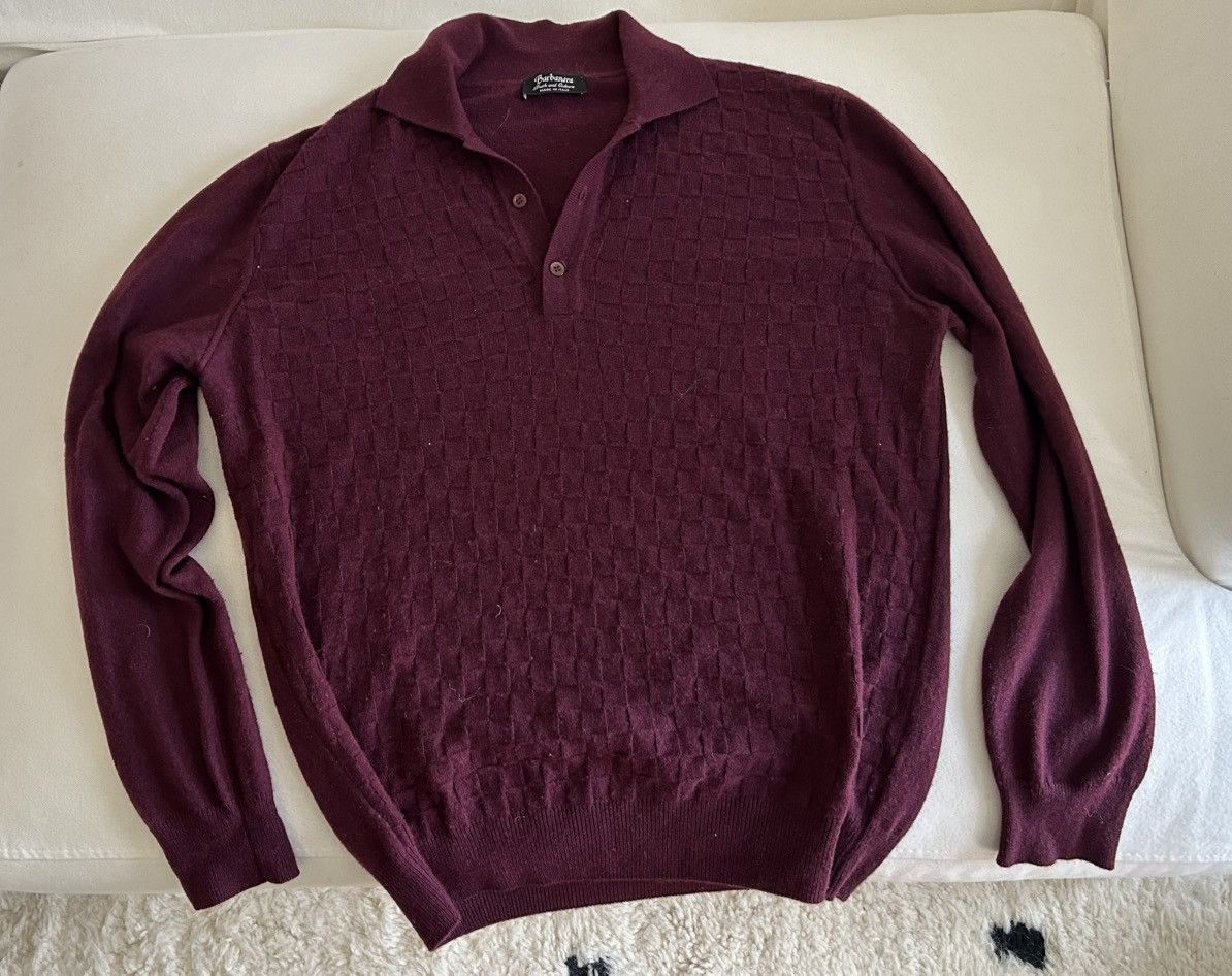 Barbanera Barbanera burgundy sweater polo Size US L / EU 52-54 / 3 - 1 Thumbnail
