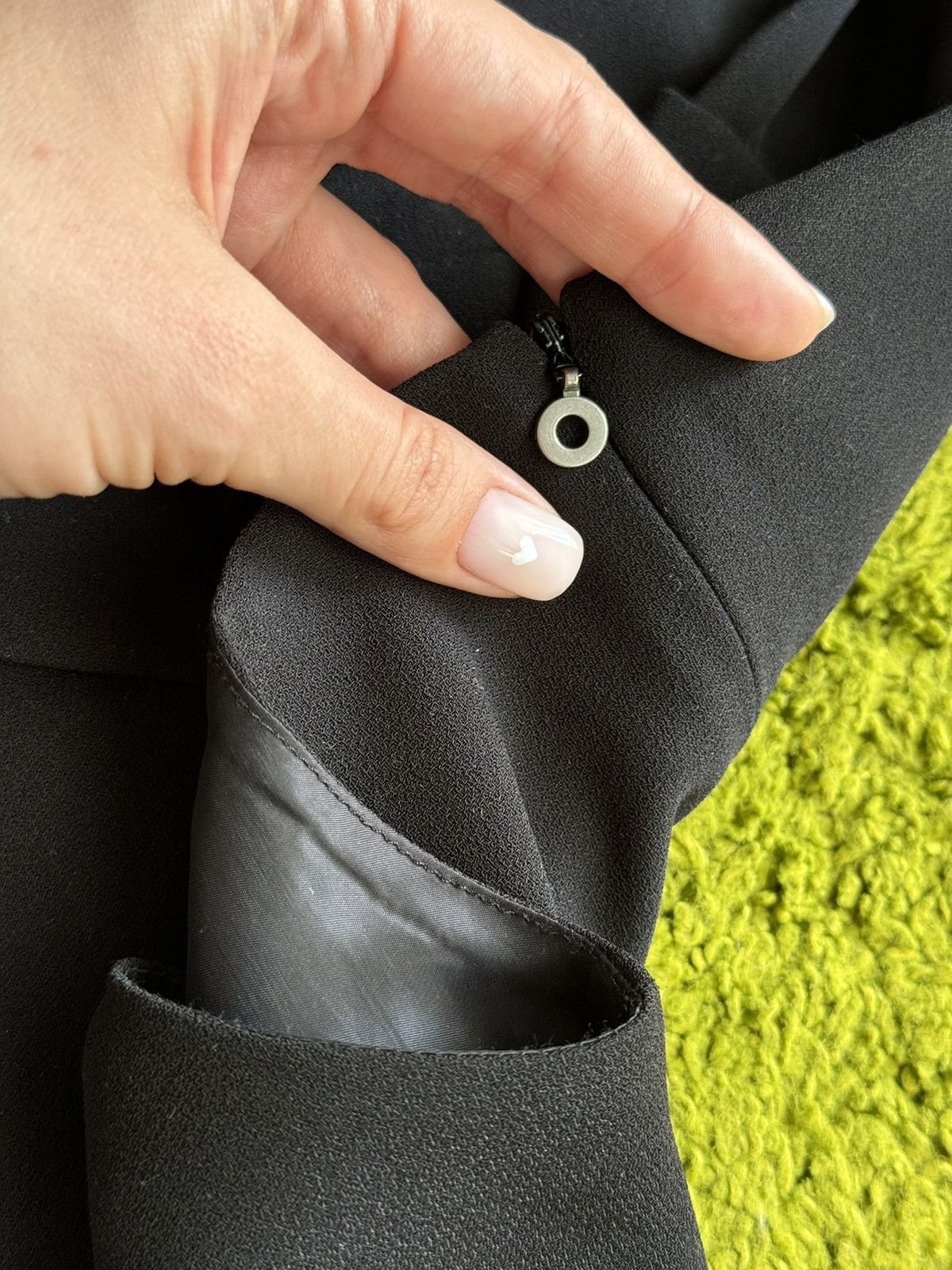 Designer Crea Concept avant garde minimalist black dress Size M / US 6-8 / IT 42-44 - 4 Thumbnail