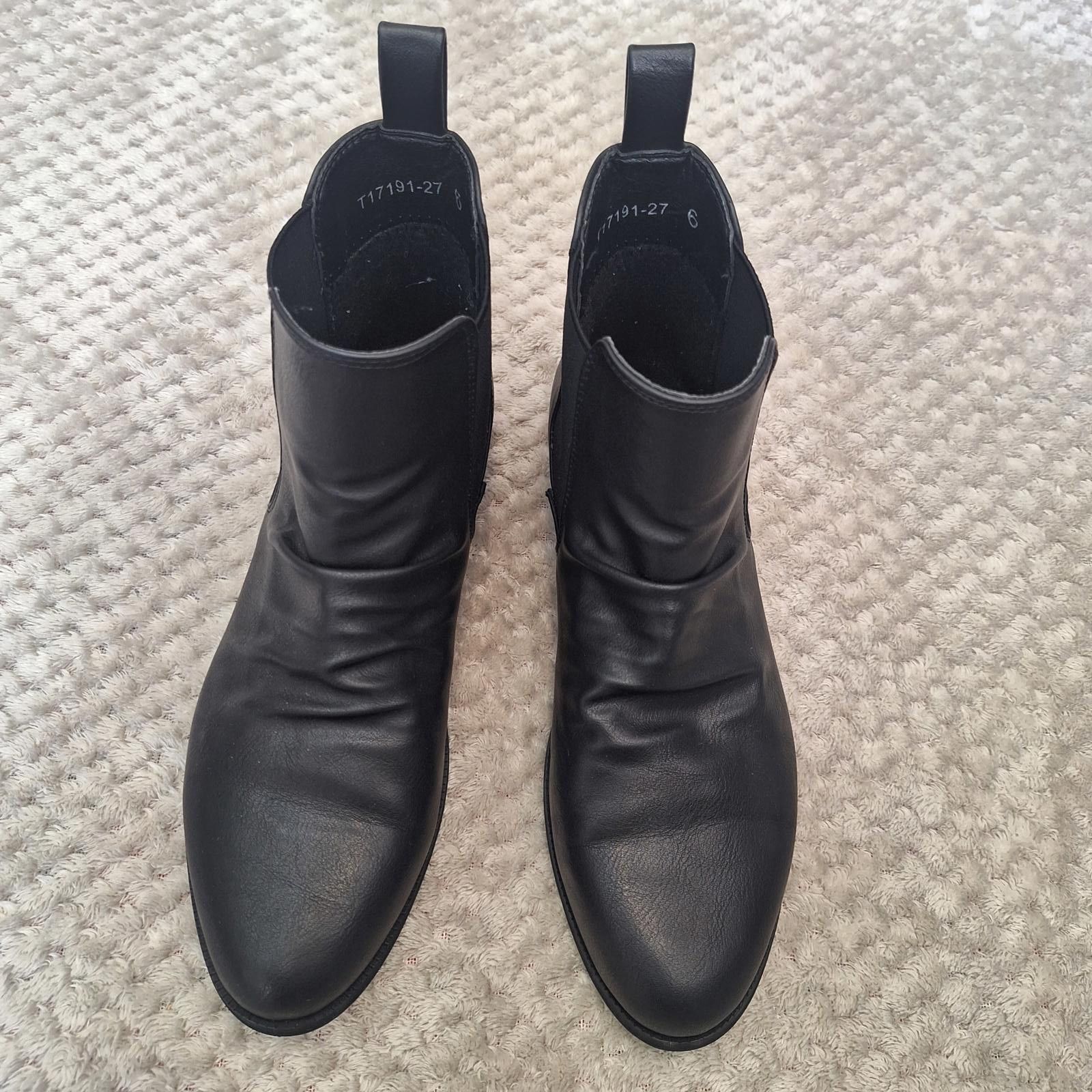Better With Age BETTS Emmet Black Flat Ankle Boots women size US/AU 6 Size US 7 / IT 37 - 3 Thumbnail