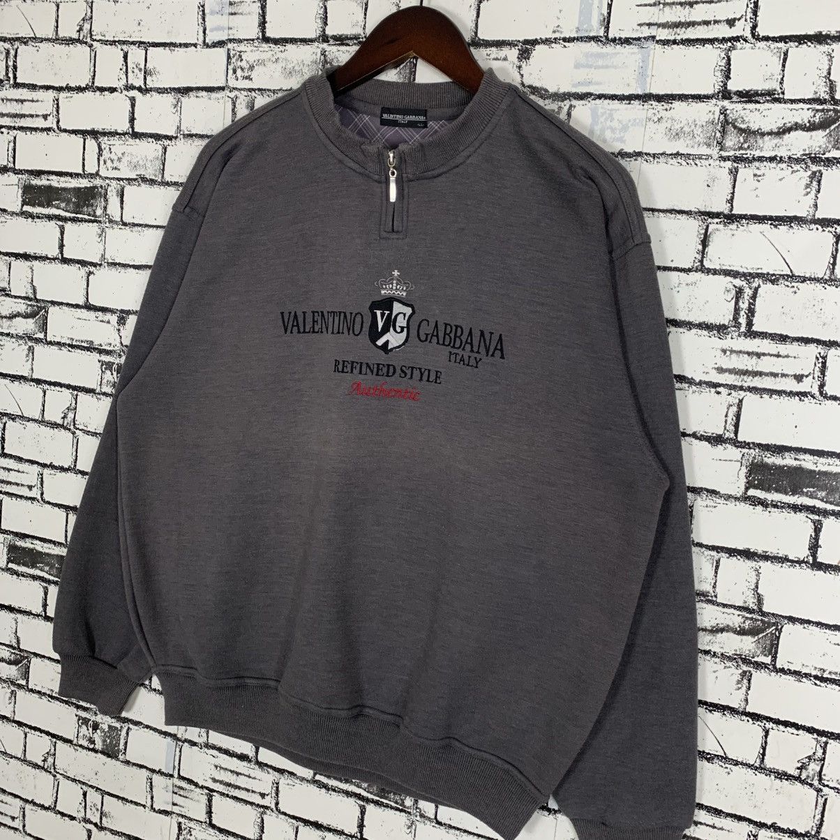 Vintage Vintage Valentino Gabbana Sweater Sweatshirt Size US L / EU 52-54 / 3 - 4 Thumbnail