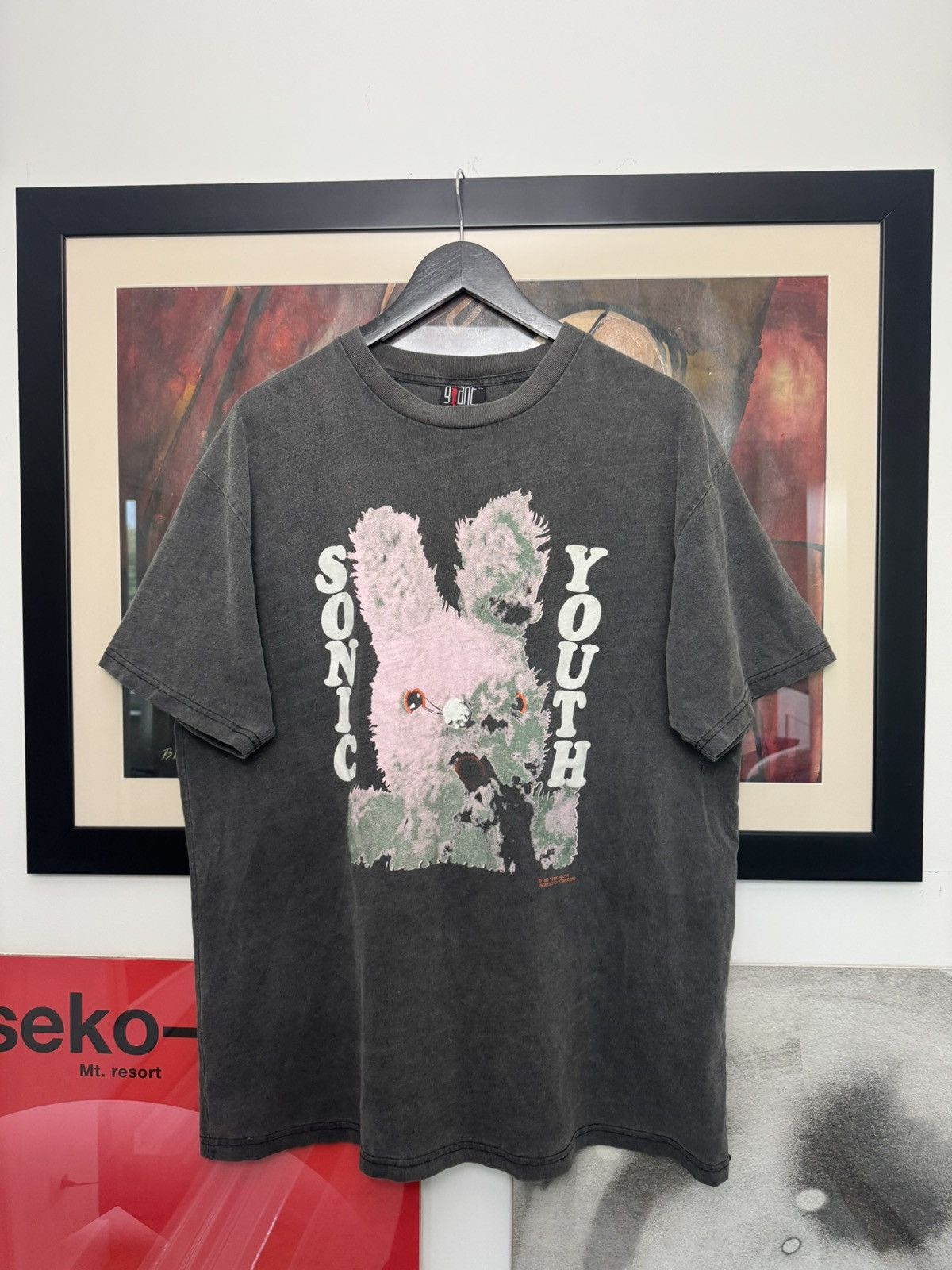 Band Tees Sonic Youth Gracias 90s Reprint Vintage Vibe Washed