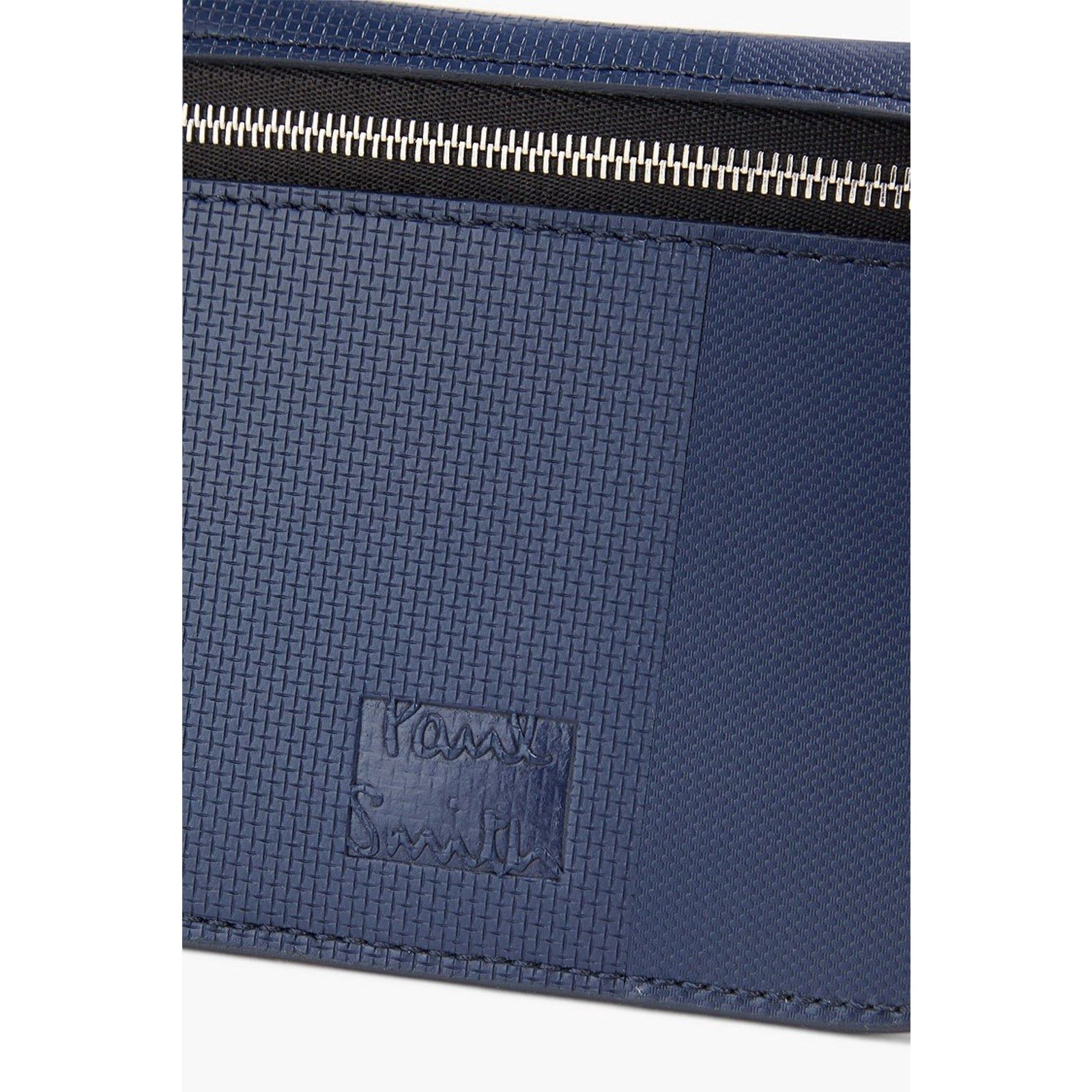 Paul Smith Rare NWT $225 Paul Smith Textured Leather Zip Card Wallet. Size ONE SIZE - 3 Thumbnail