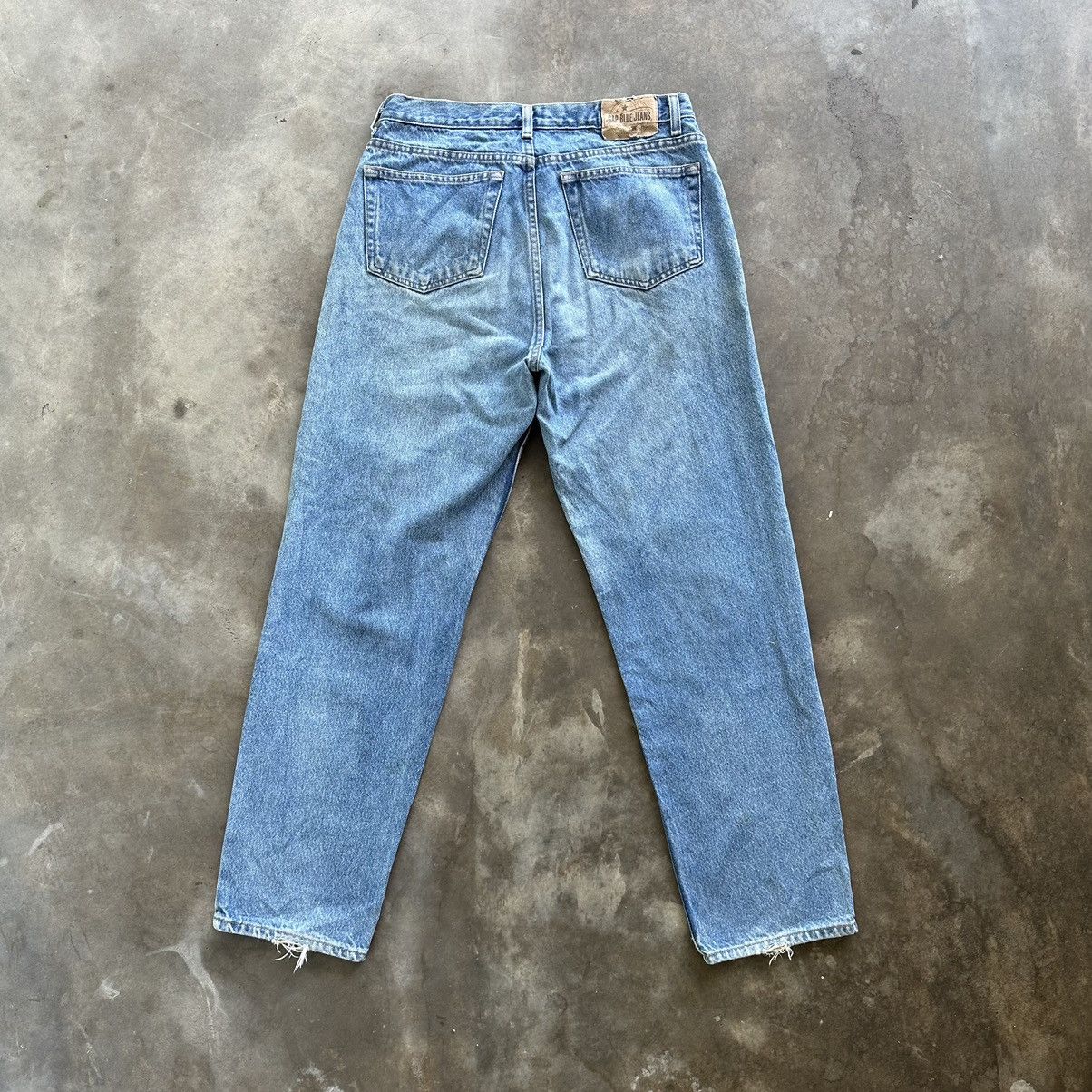 Japanese Brand × Jean × Vintage Vintage Japanese Distressed Faded Raw Denim Jean Pant W32 Size US 32 / EU 48 - 10 Thumbnail