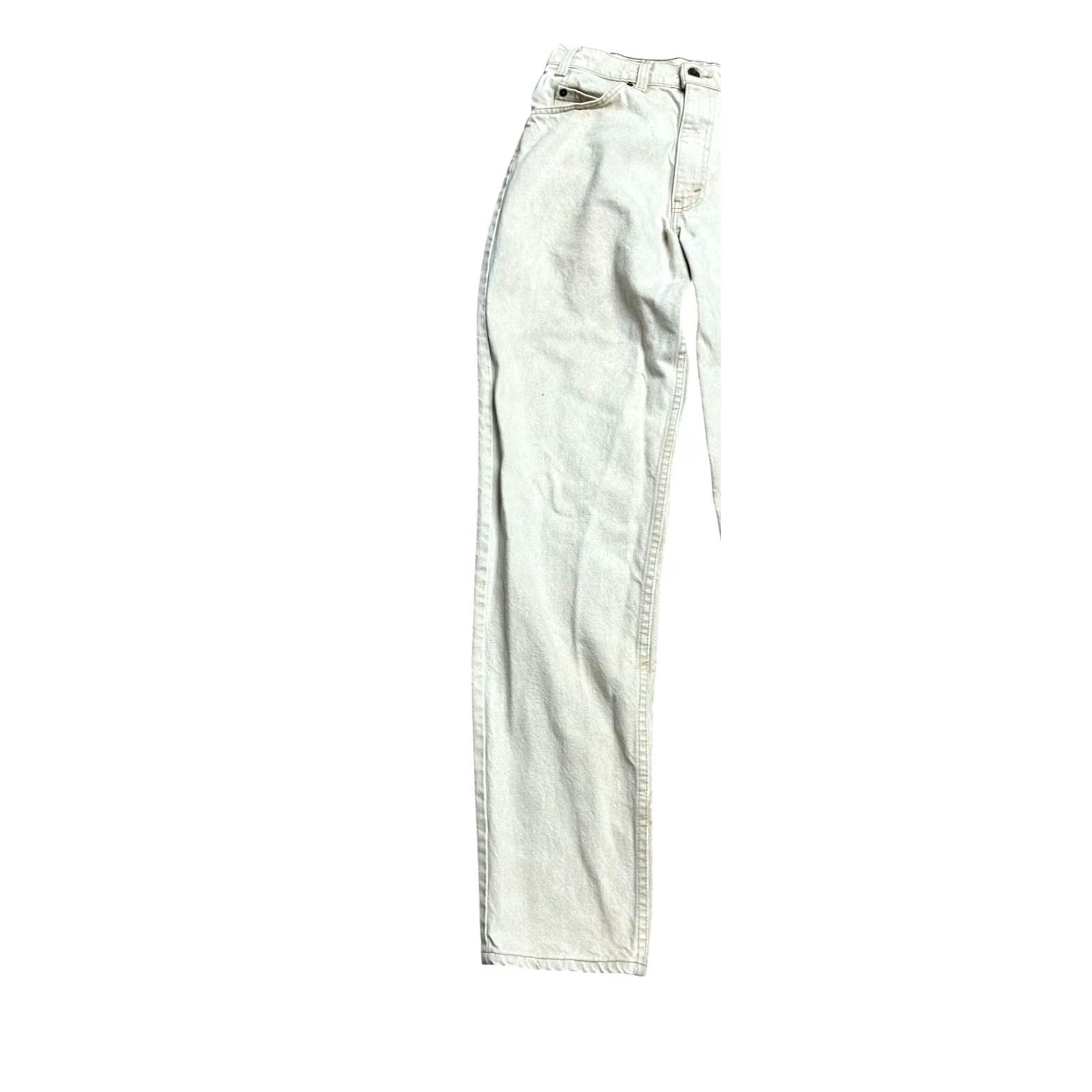 Levi's VINTAGE Levi's 550 Jeans Regular 32x34 Beige Cream 90s Tapered Leg USA Read Size US 32 / EU 48 - 2 Thumbnail