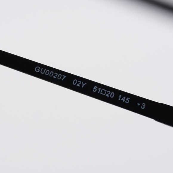 Guess Guess GU00207 02Y Sunglasses Black Round Frame, Violet Lense Size ONE SIZE - 9 Thumbnail