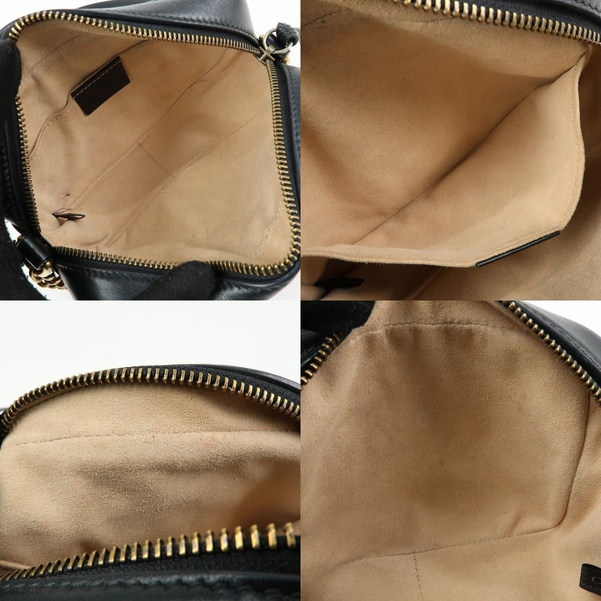 Gucci Gucci GG Marmont Matelasse Mini Shoulder Bag Leather Black Size ONE SIZE - 7 Thumbnail