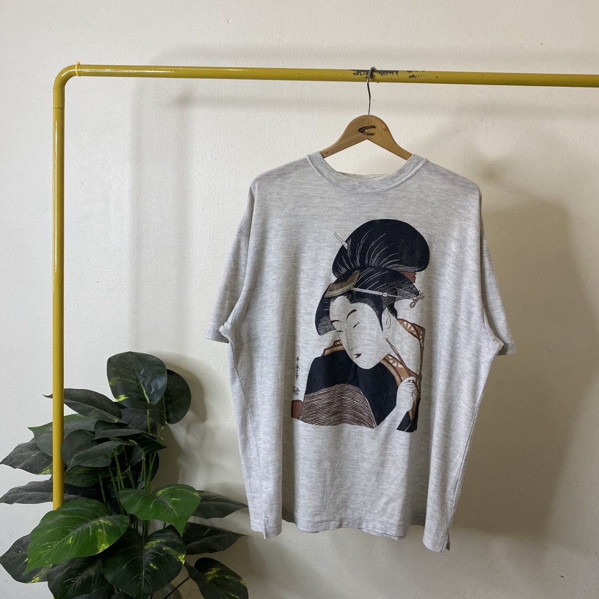 Japanese Brand Vintage Japanese Geisha Karakuri Tamashii Ed Hardy Style T Size US XXL / EU 58 / 5 - 1 Thumbnail
